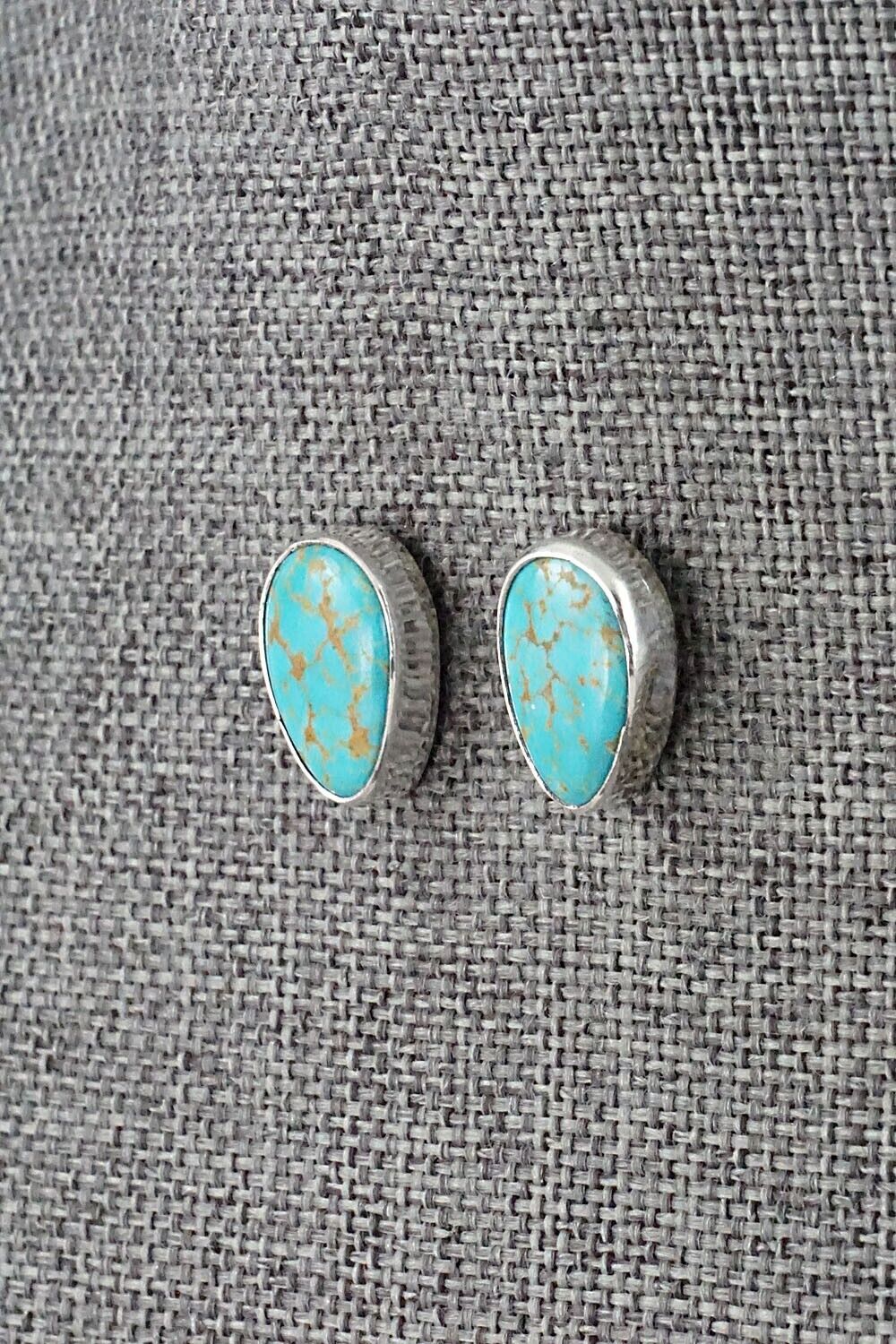 Turquoise & Sterling Silver Earrings - Marco Begaye