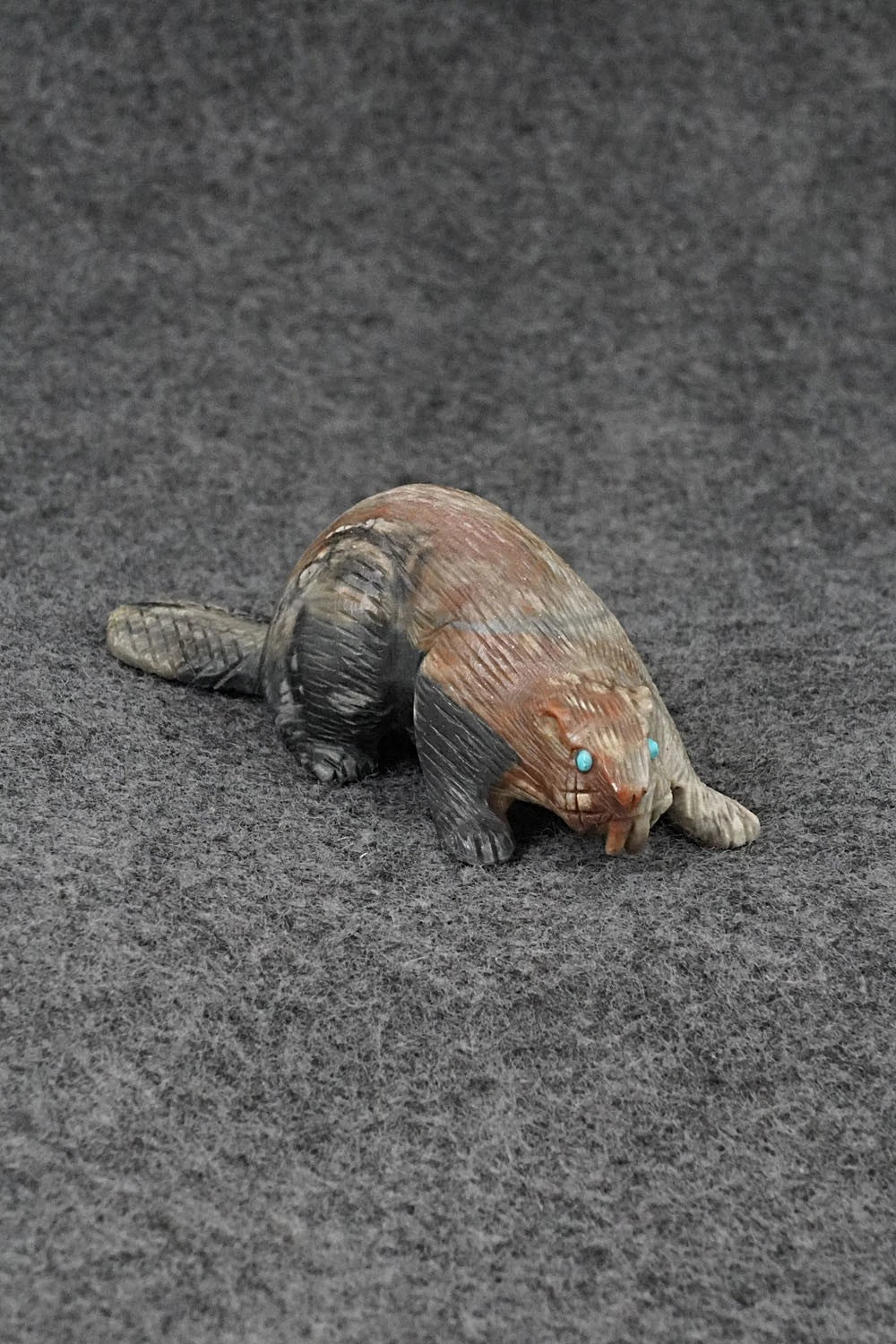 Beaver Zuni Fetish Carving - Lance Cheama