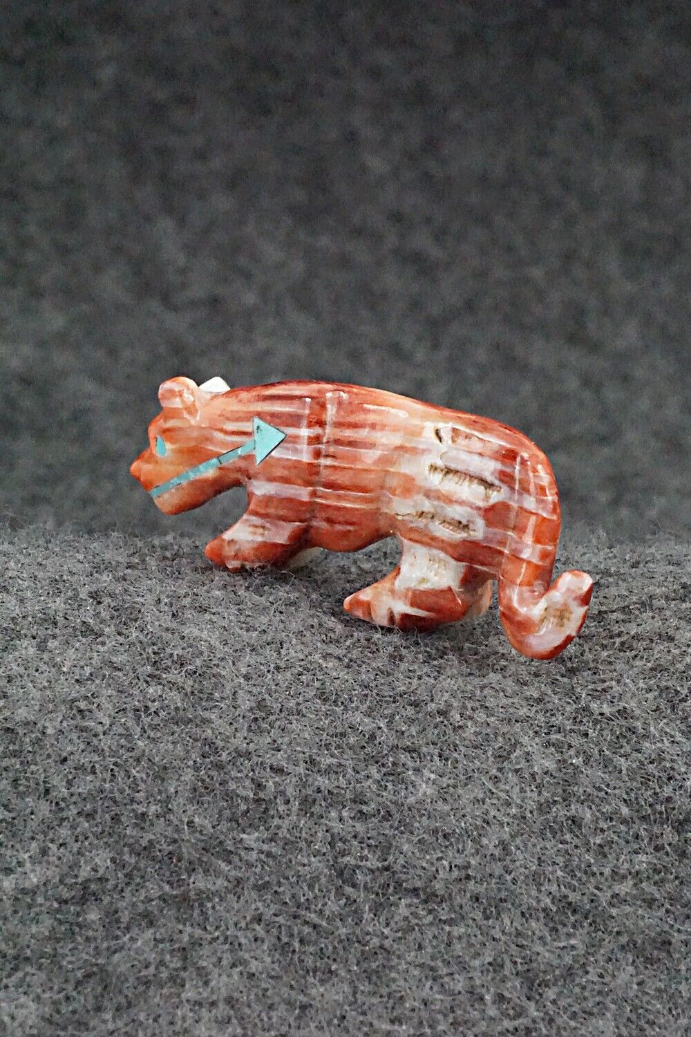 Mountain Lion Zuni Fetish Carving - Andres Quandelacy