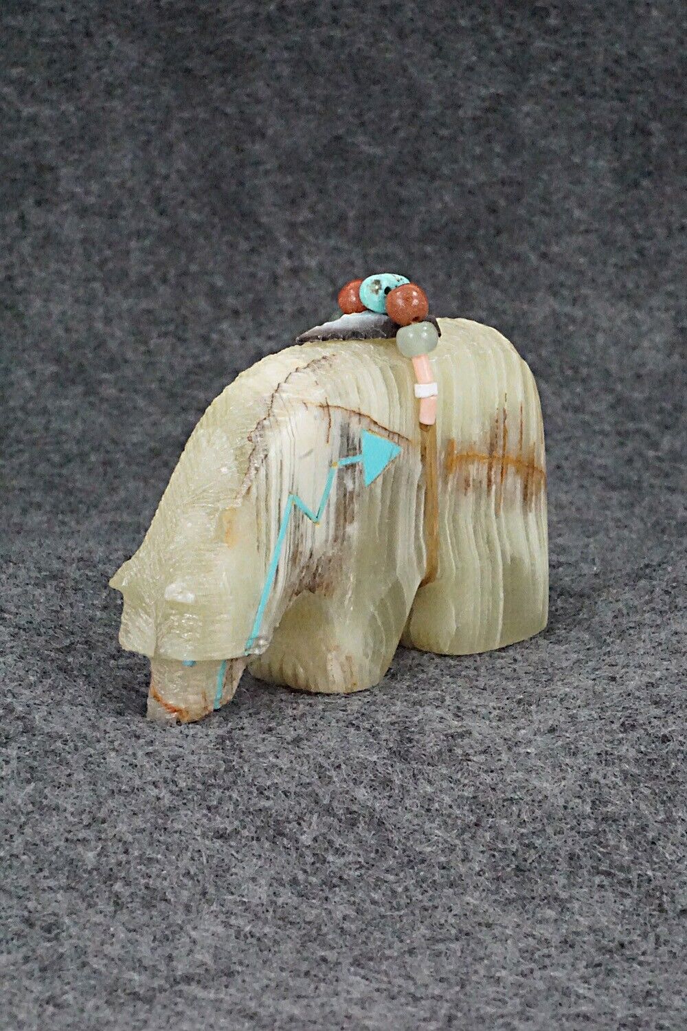 Bear Zuni Fetish Carving - Douglas Martza