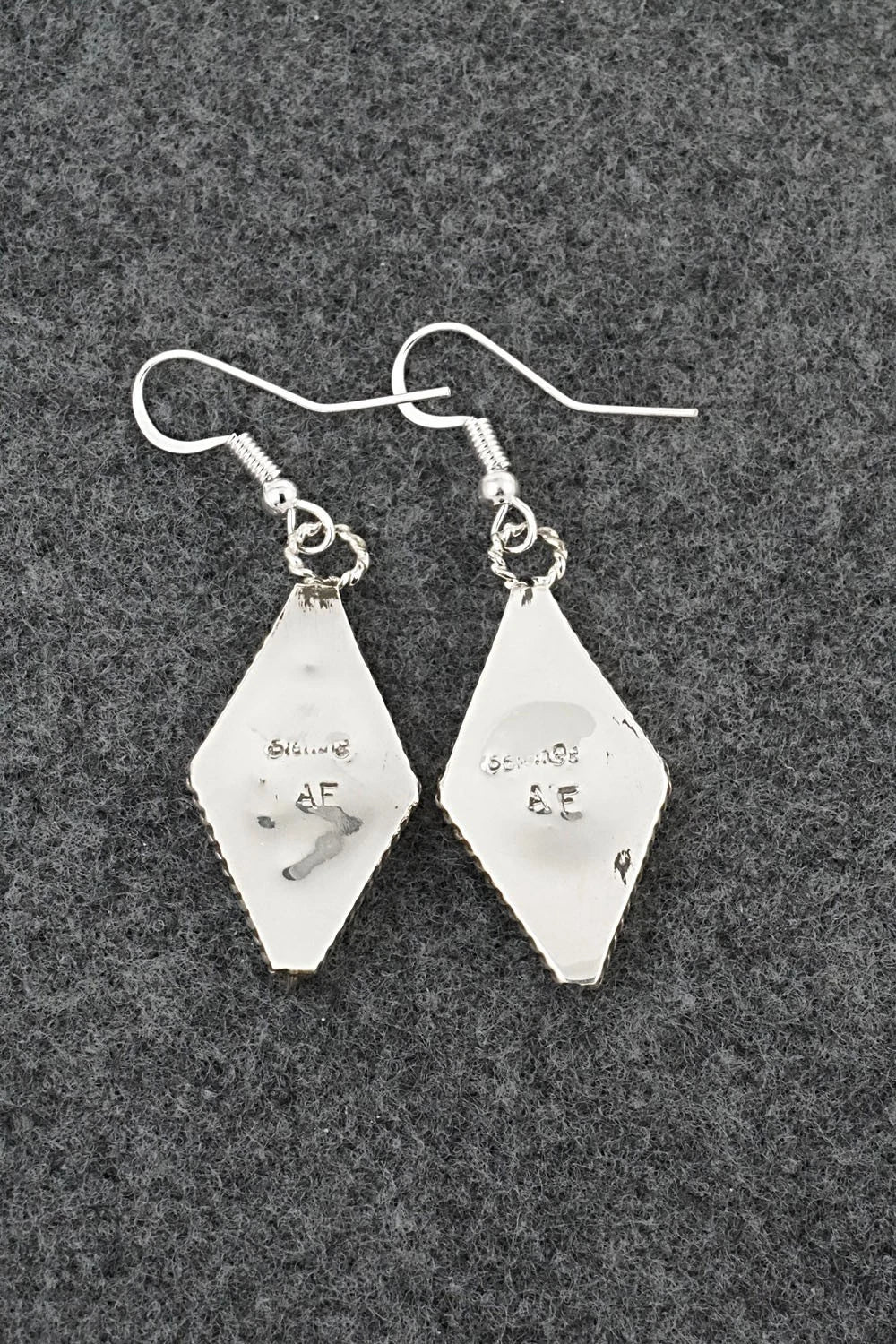 Turquoise & Sterling Silver Earrings - Andrew Enrico