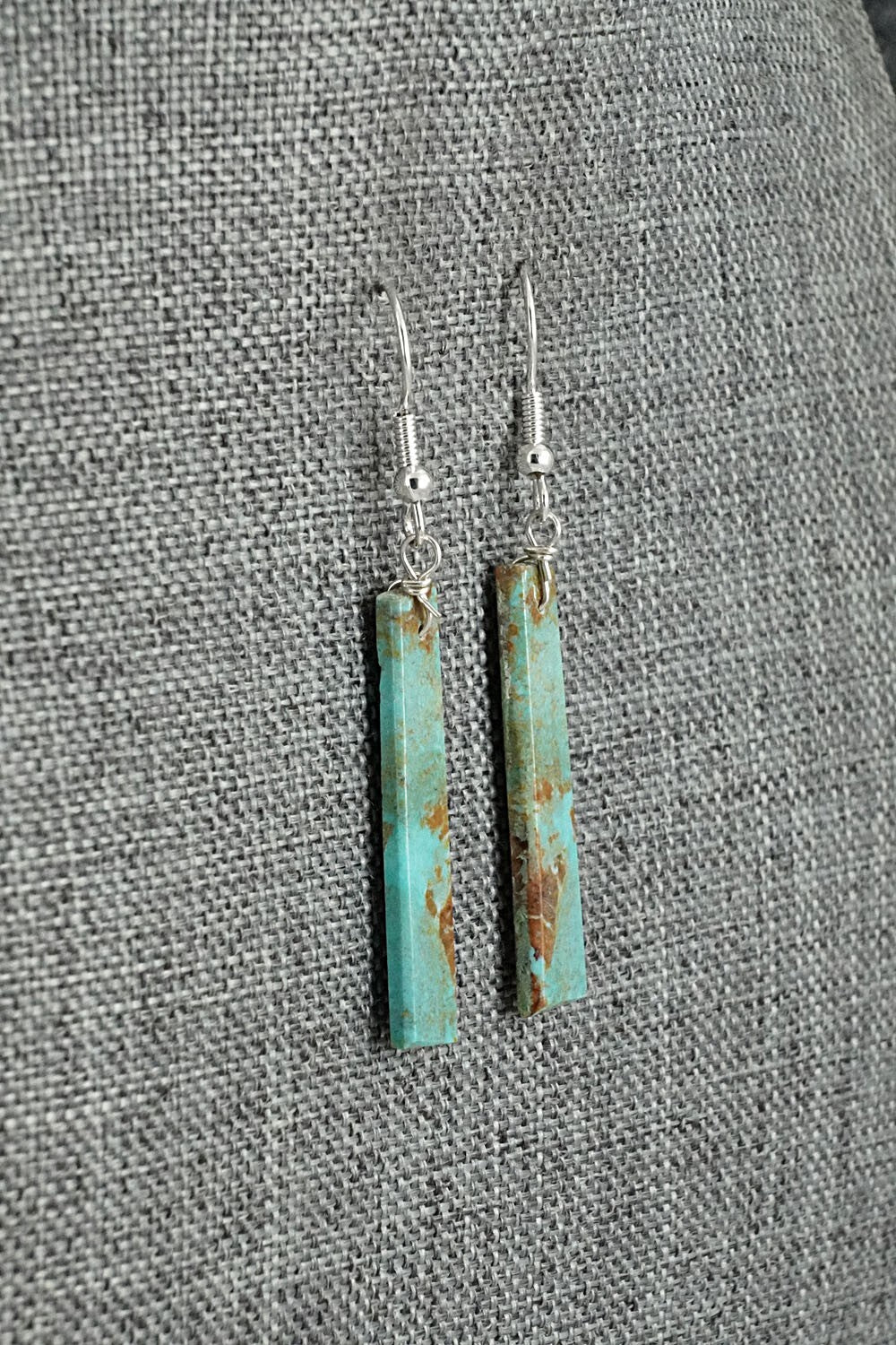 Turquoise & Sterling Silver Earrings - Tammy Nolcot