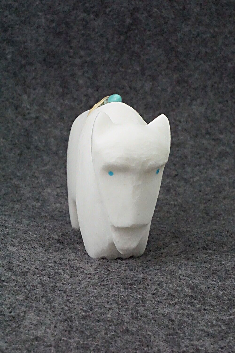 Buffalo Zuni Fetish Carving - Herbert Halate