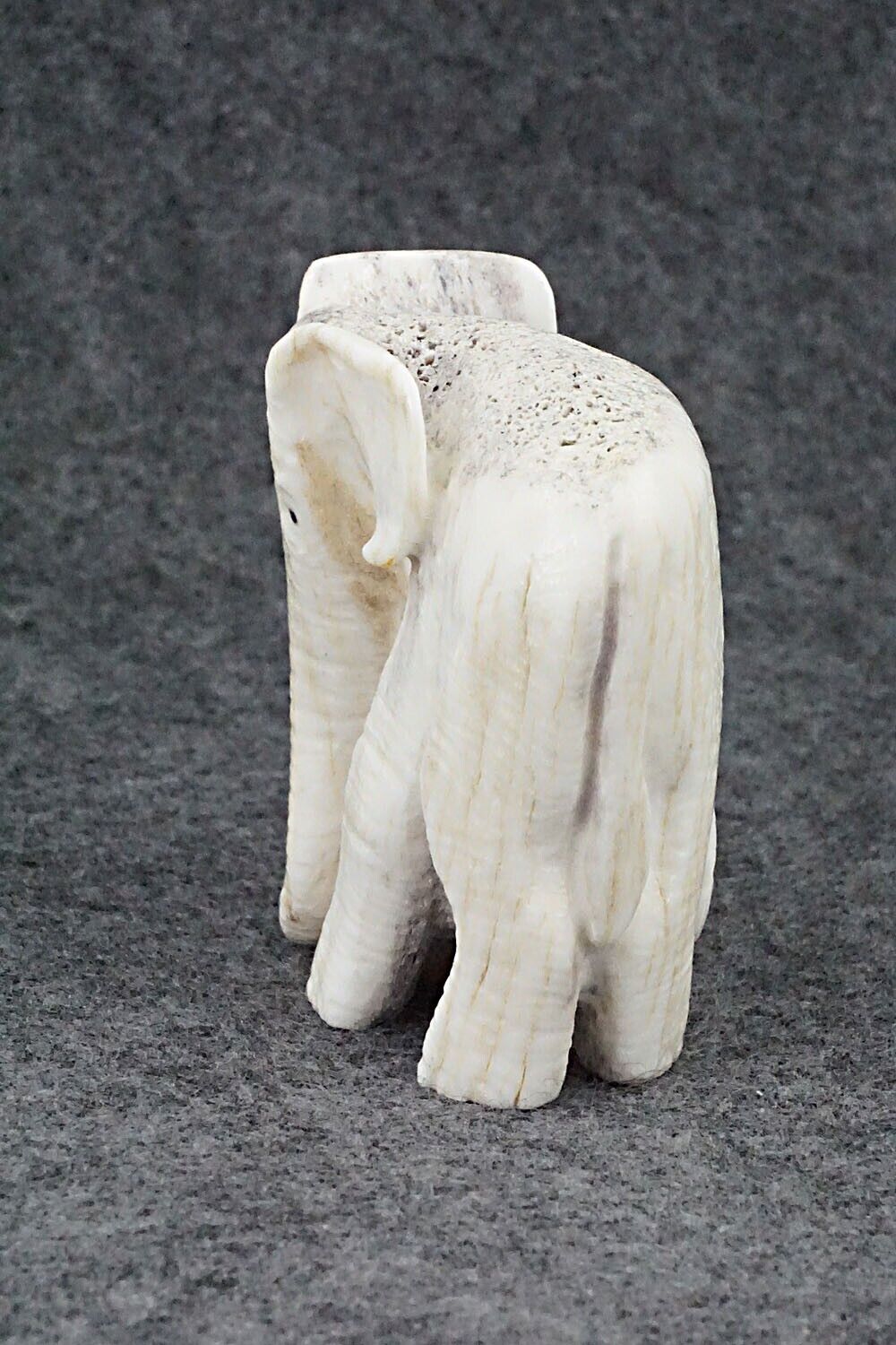 Elephant and Calf Zuni Fetish Carving - Maxx Laate
