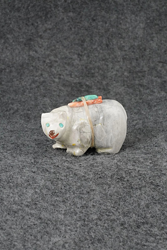 Bear Zuni Fetish Carving - Freddie Leekya