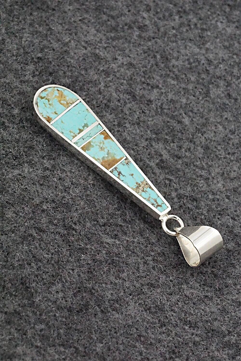 Turquoise & Sterling Silver Pendant - Harold Smith