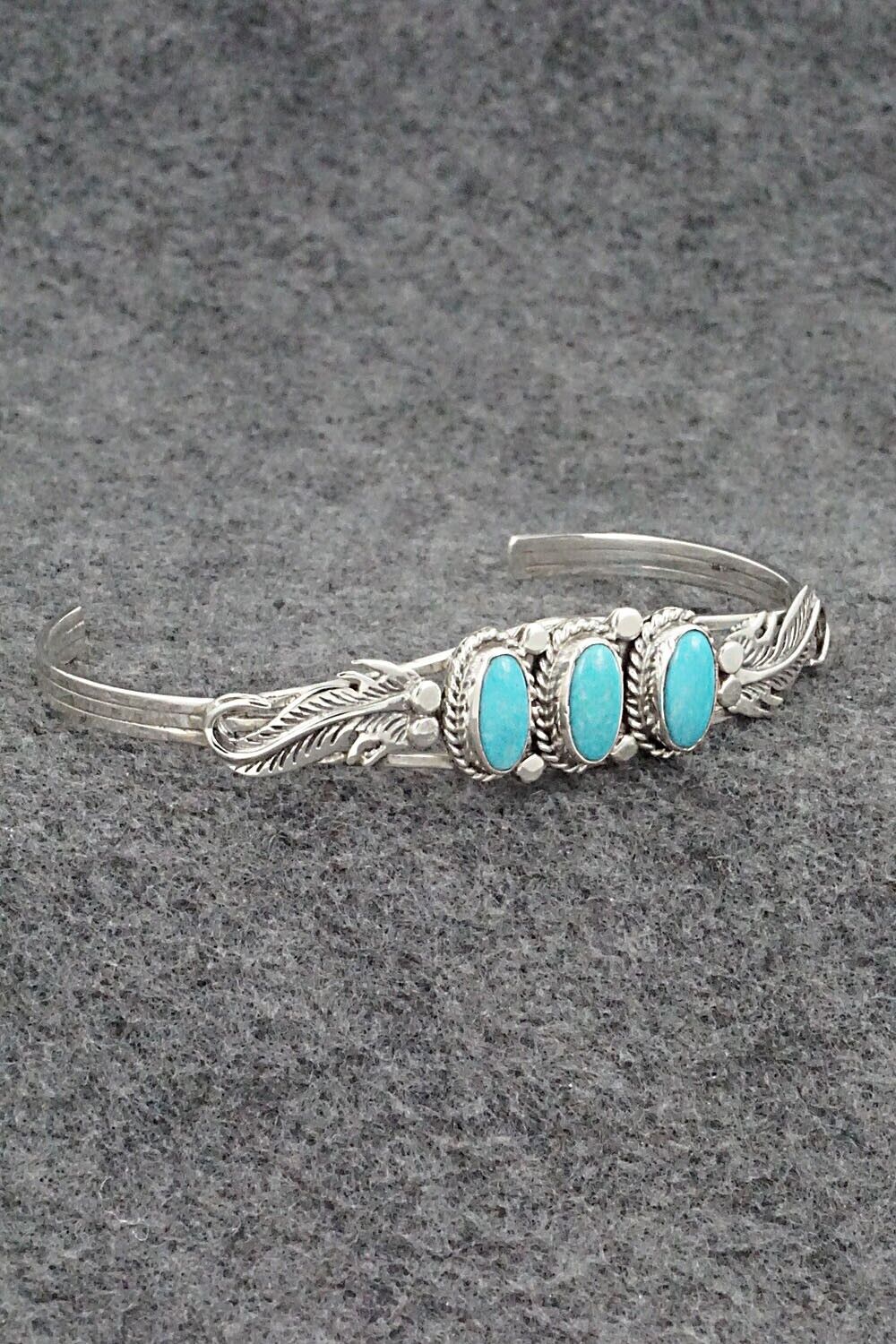 Turquoise & Sterling Silver Bracelet - Andrew Vandever