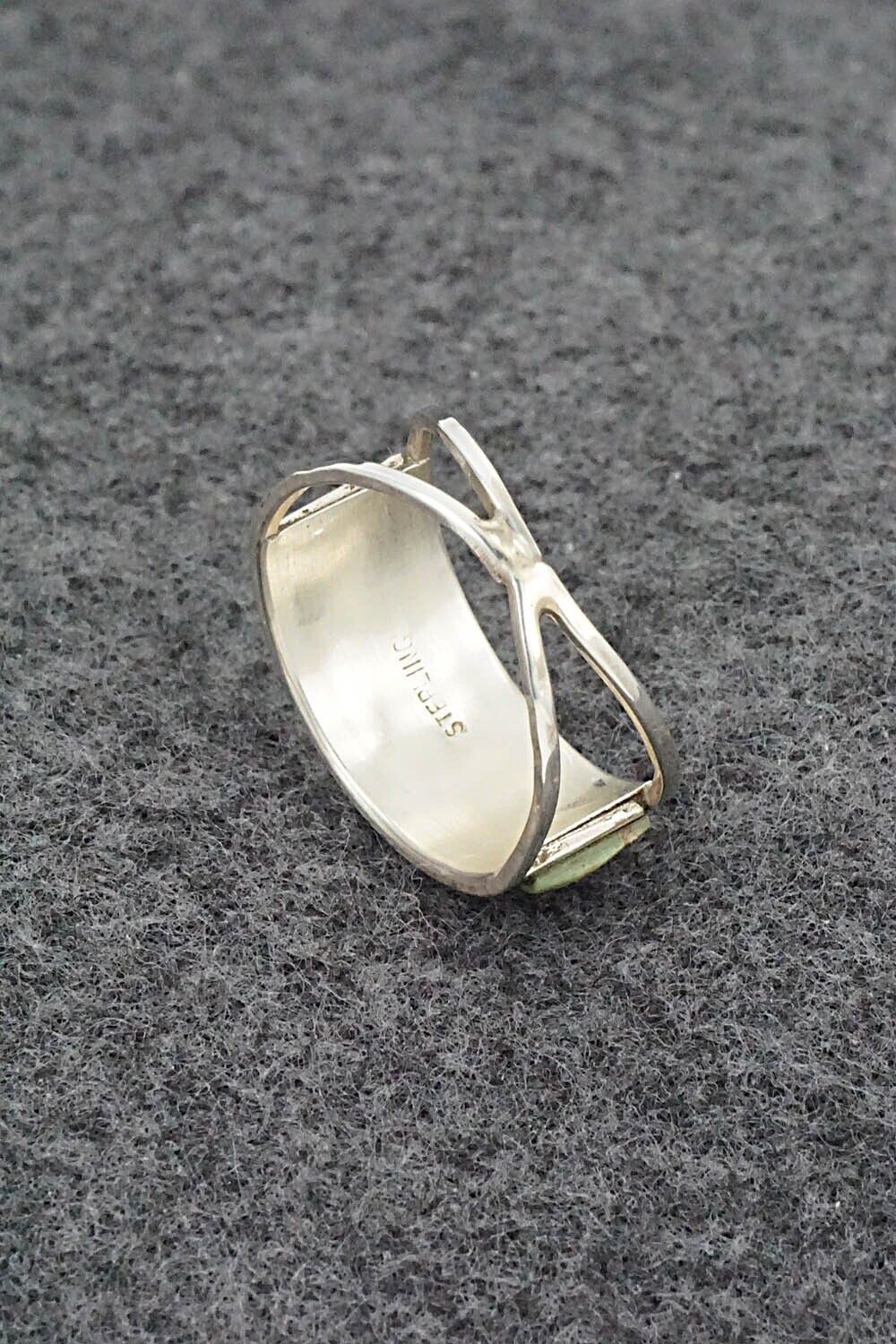 Turquoise & Sterling Silver Ring - Debbie Livingston - Size 8.25