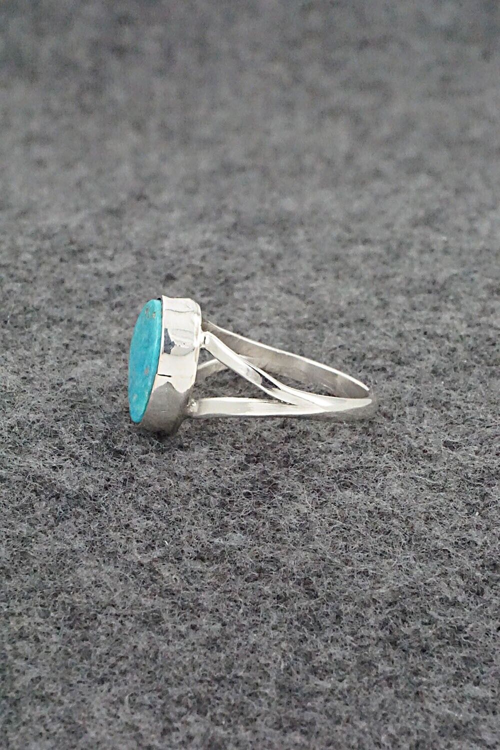 Turquoise & Sterling Silver Ring - Theresa Smith - Size 7