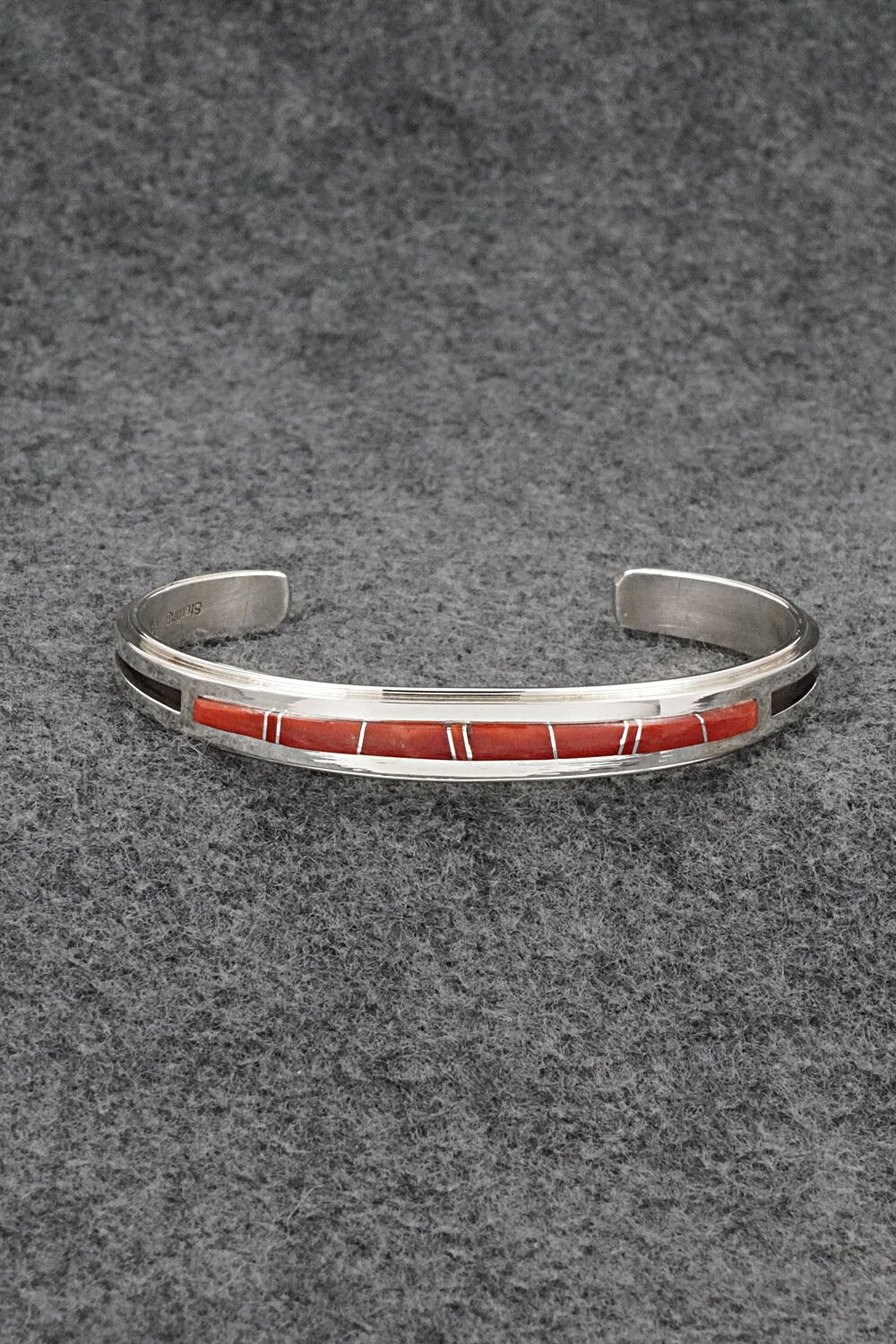 Coral & Sterling Silver Bracelet - Wilbert Muskett Jr.
