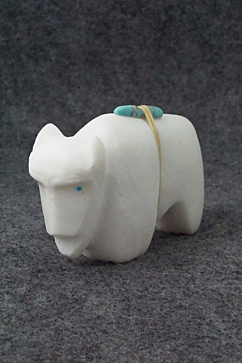 Buffalo Zuni Fetish Carving - Herbert Halate
