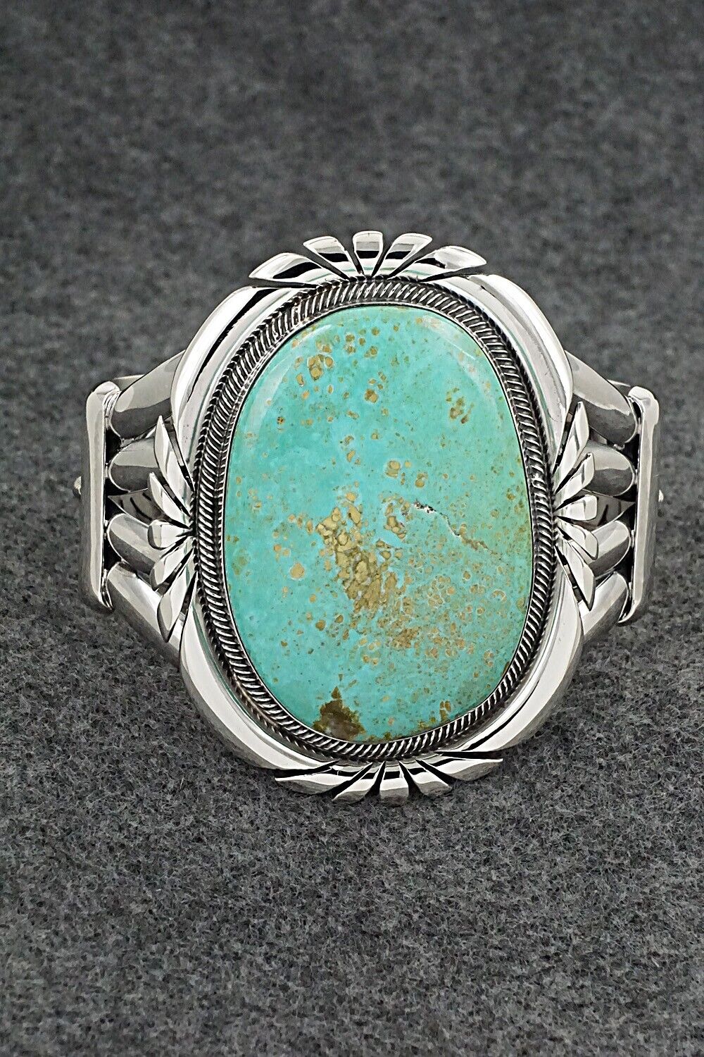 Turquoise & Sterling Silver Bracelet - Mark Yazzie