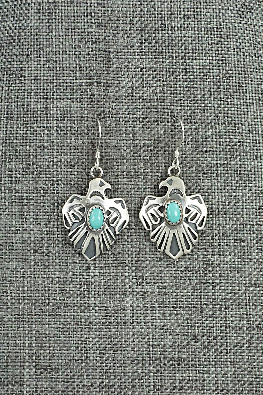 Turquoise & Sterling Silver Earrings - Paige Gordon