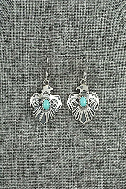 Turquoise & Sterling Silver Earrings - Paige Gordon