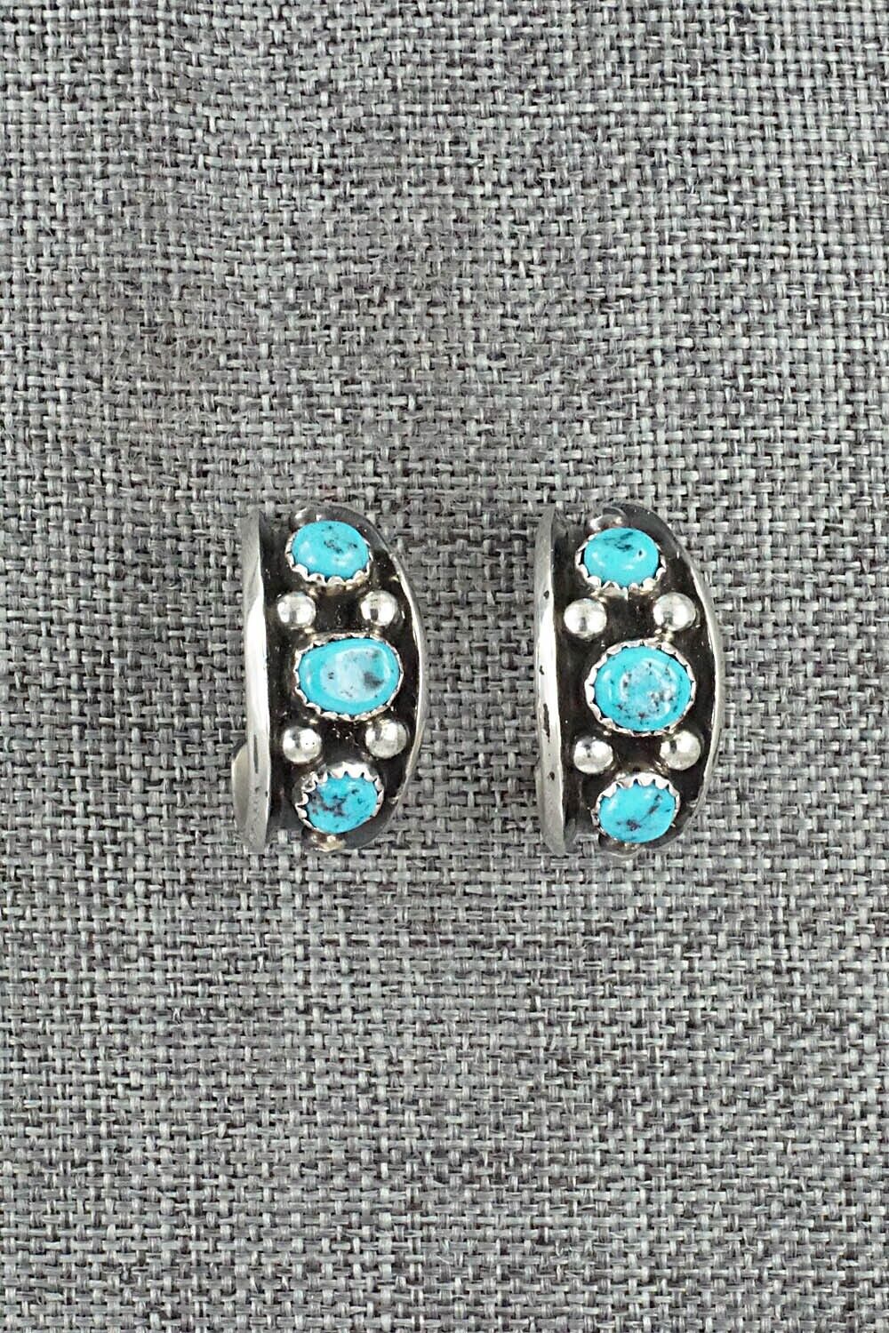 Turquoise & Sterling Silver Earrings - Paul Largo