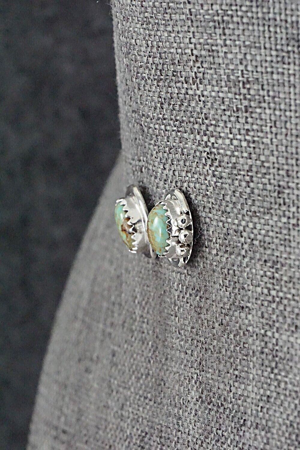 Turquoise & Sterling Silver Earrings - Rita Largo