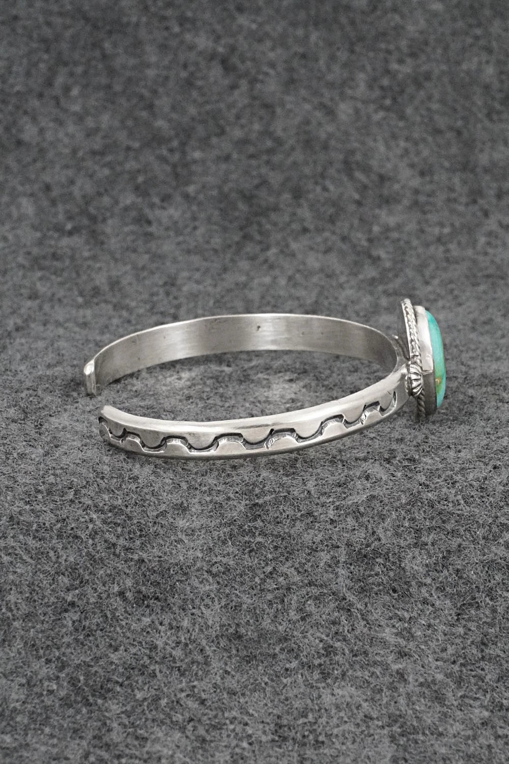 Turquoise & Sterling Silver Bracelet - Samuel Yellowhair