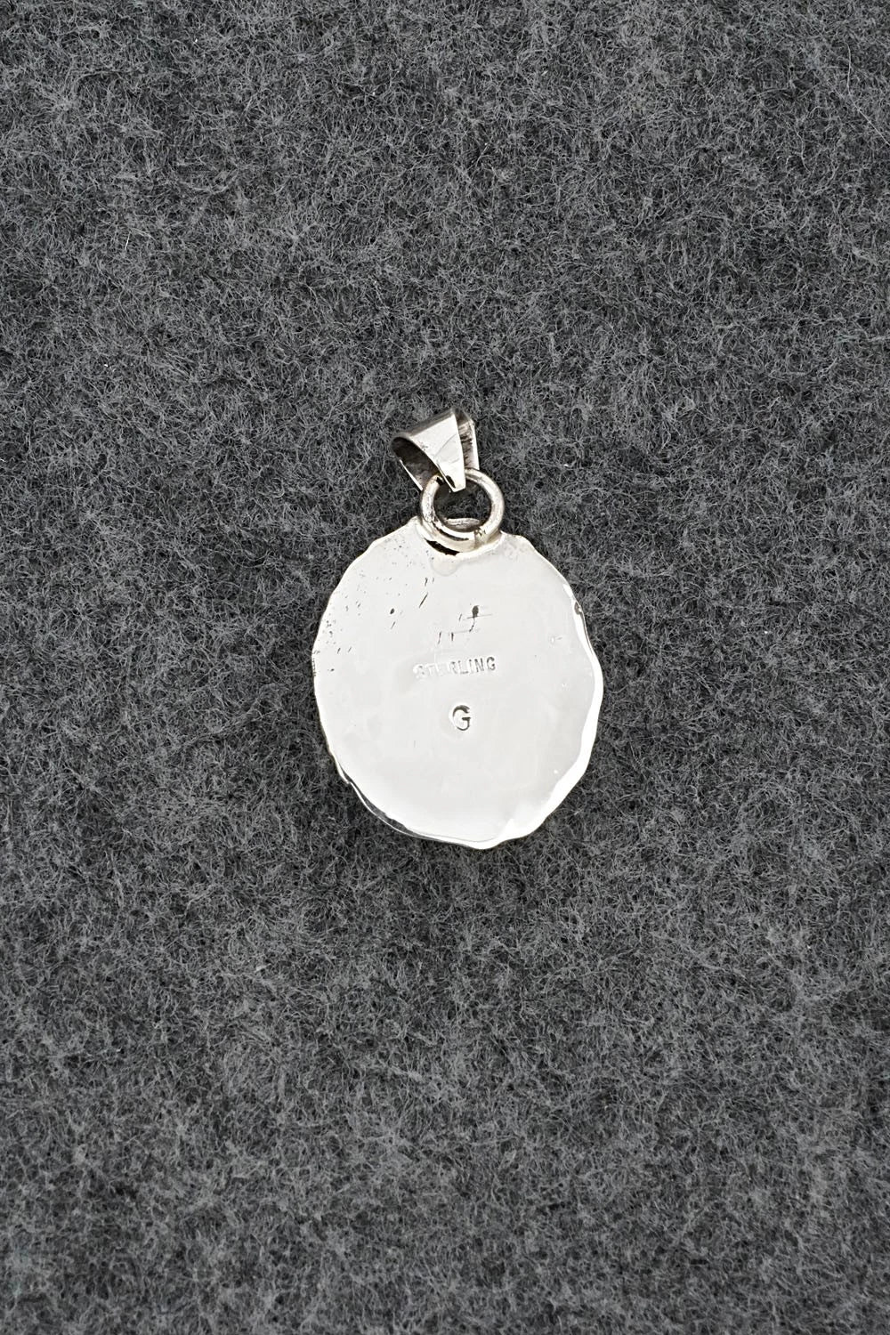 Turquoise and Sterling Silver Pendant - Gene Martinez