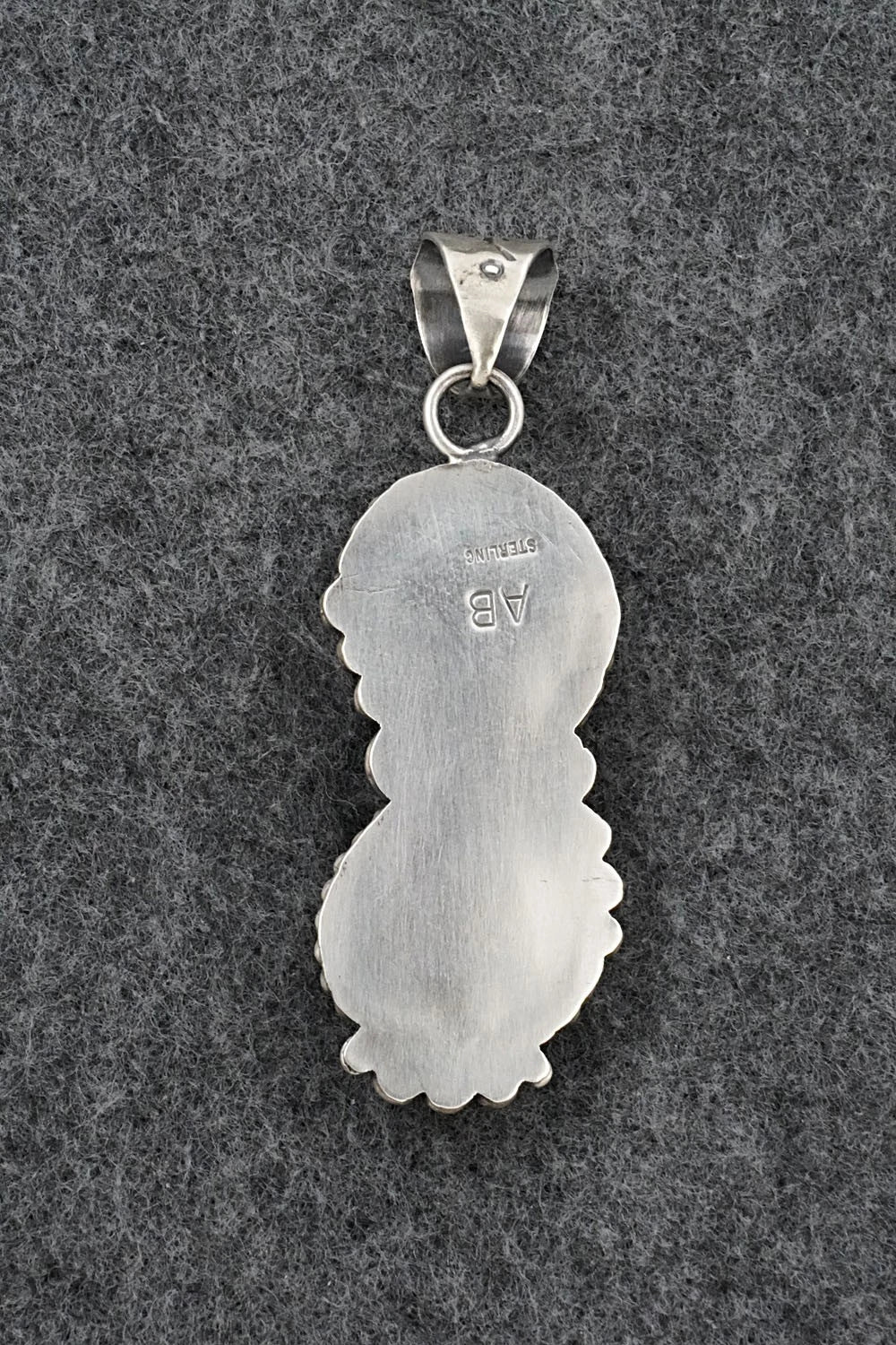 Turquoise & Sterling Silver Pendant - Antwone Brown