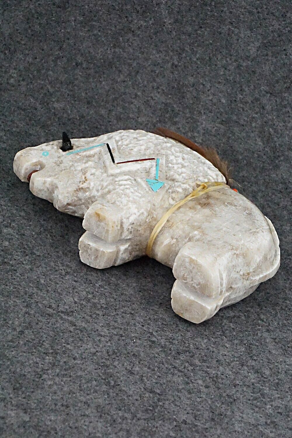 Buffalo Navajo Fetish Carving - Ben Livingston