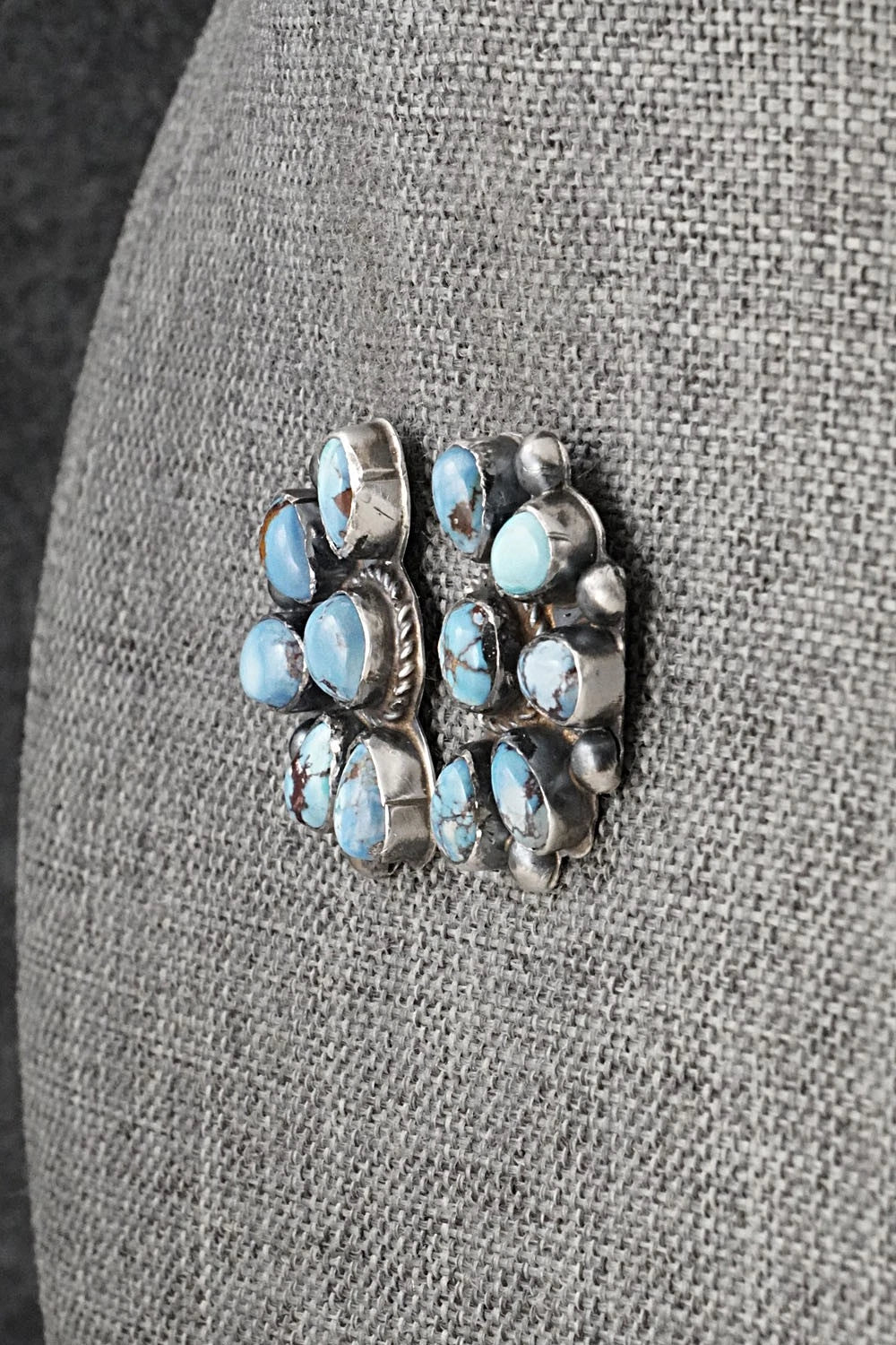 Turquoise & Sterling Silver Earrings - Phil Garcia