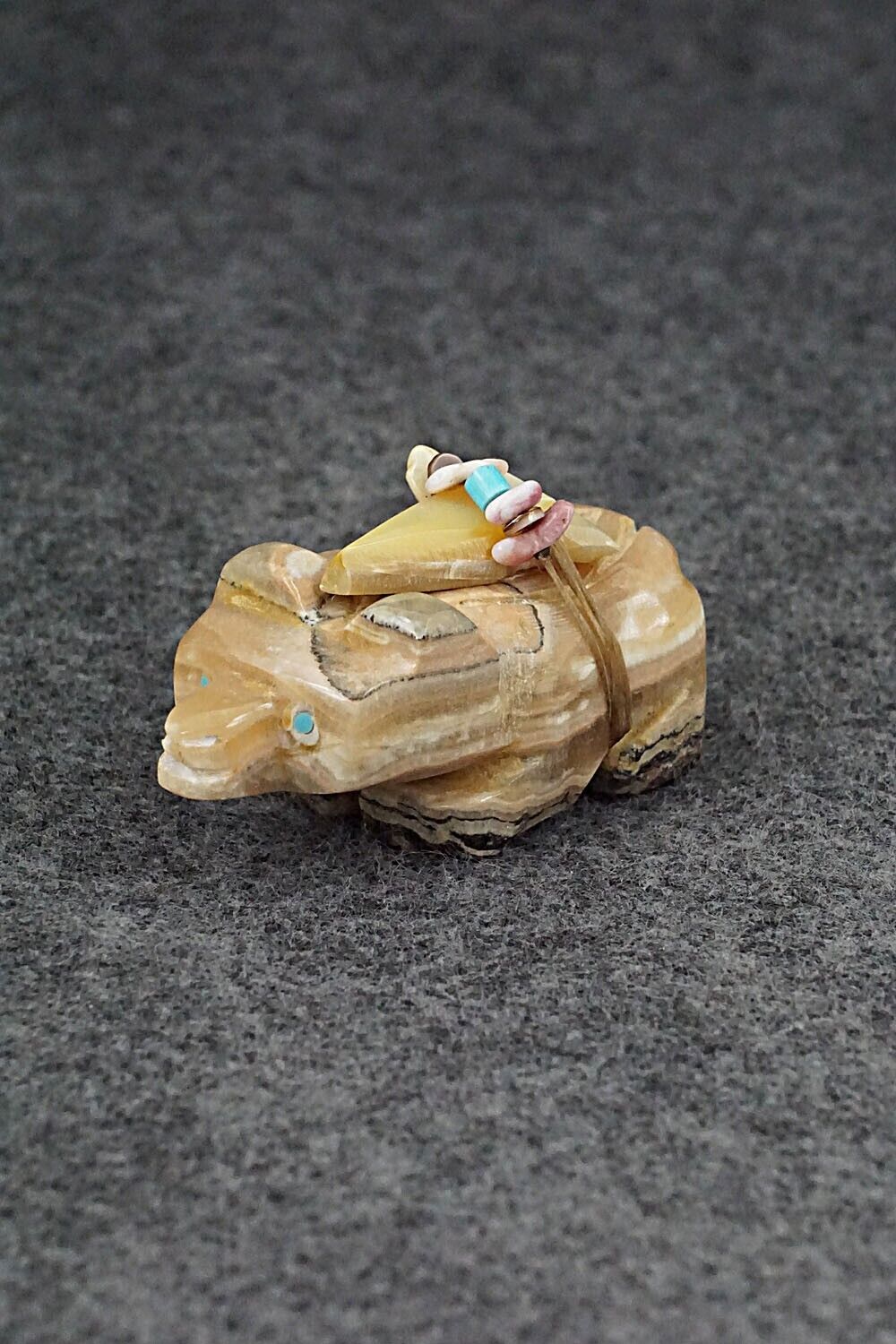 Badger Zuni Fetish Carving - Danny Lonjose