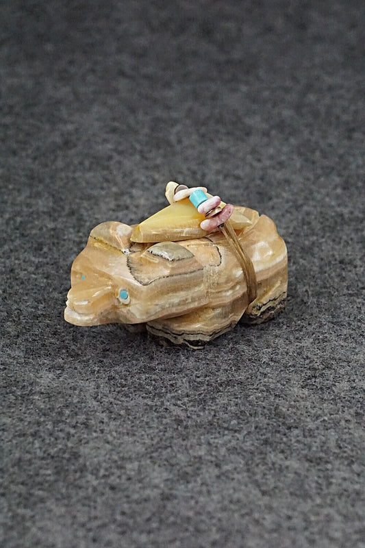 Badger Zuni Fetish Carving - Danny Lonjose