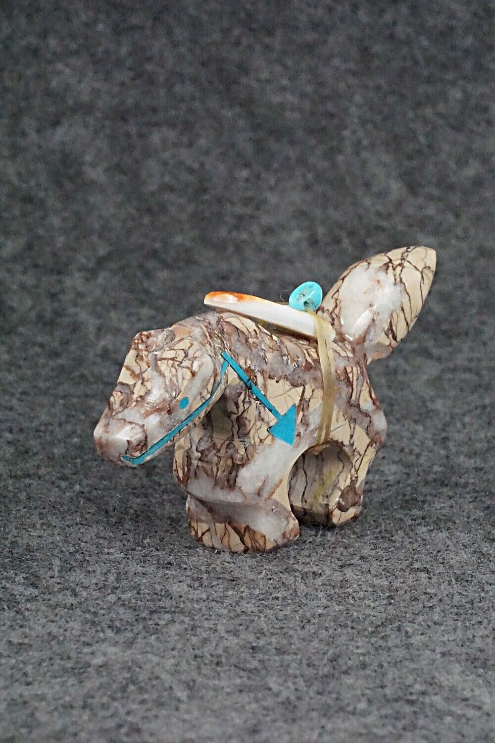 Horse Zuni Fetish Carving - Fernando Laiwakete
