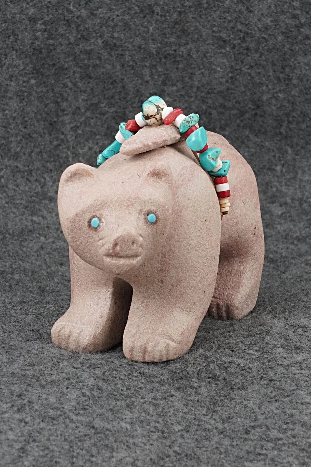 Mountain Lion Zuni Fetish Carving - Darrell Westika