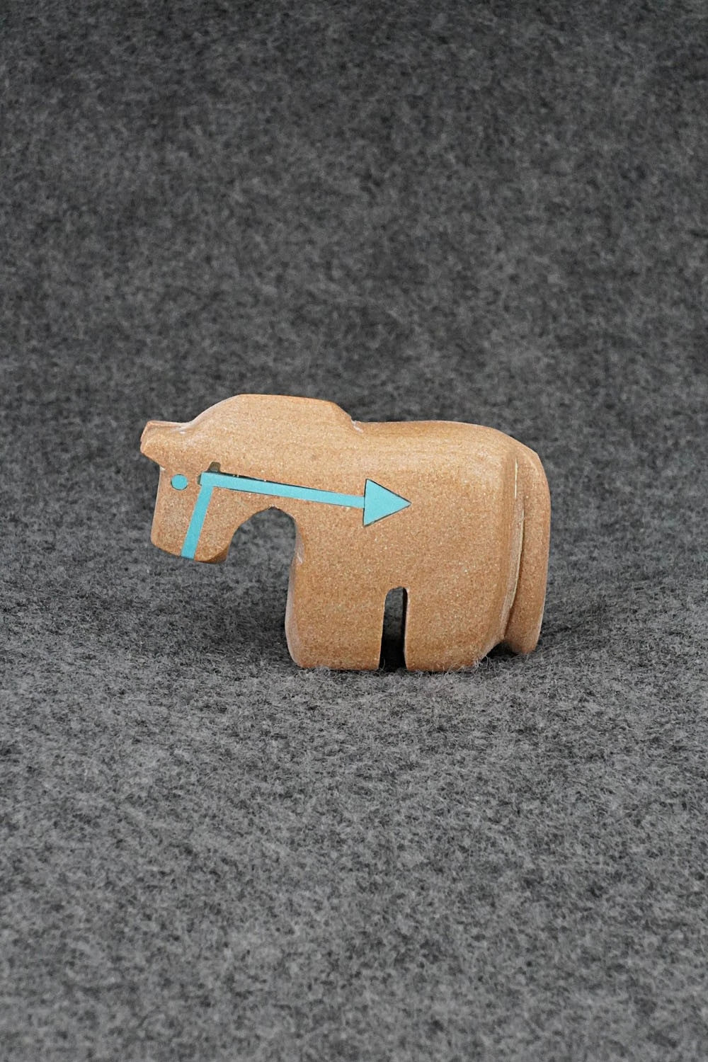 Horse Zuni Fetish Carving - Bernard Laiwakete