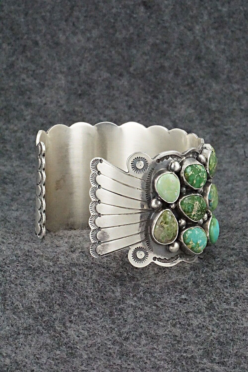 Turquoise & Sterling Silver Bracelet - Tom Lewis