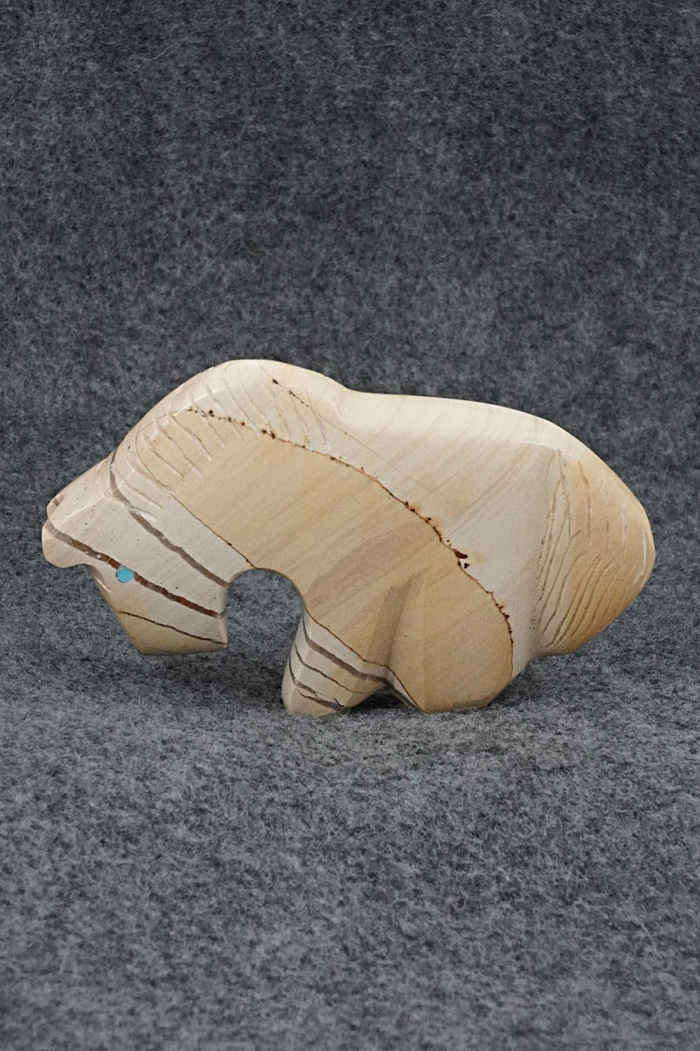 Horse Zuni Fetish Carving - Kenric Laiwakete