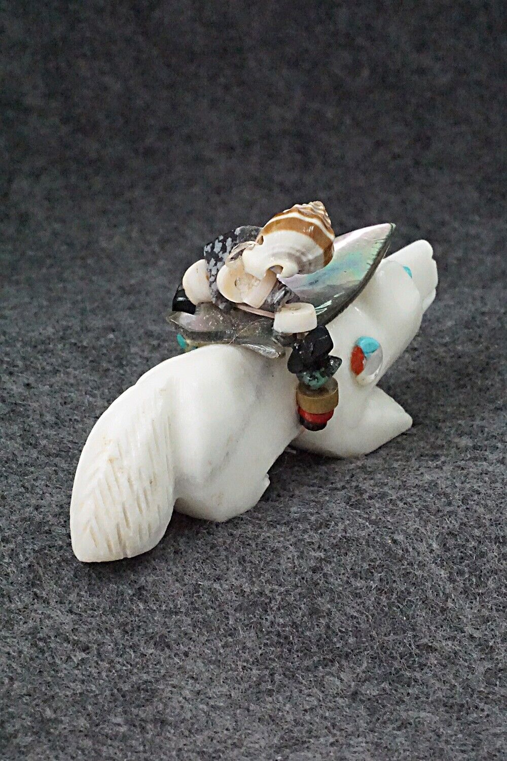 Wolf Zuni Fetish Carving - Michael Laweka