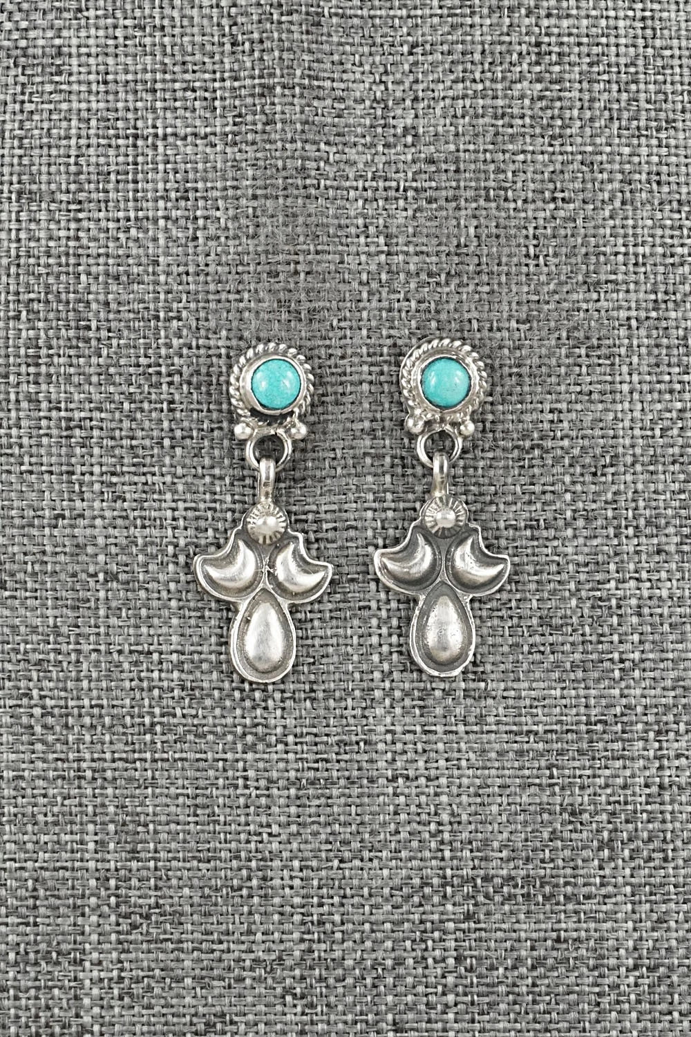 Turquoise & Sterling Silver Earrings - Sharon McCarthy