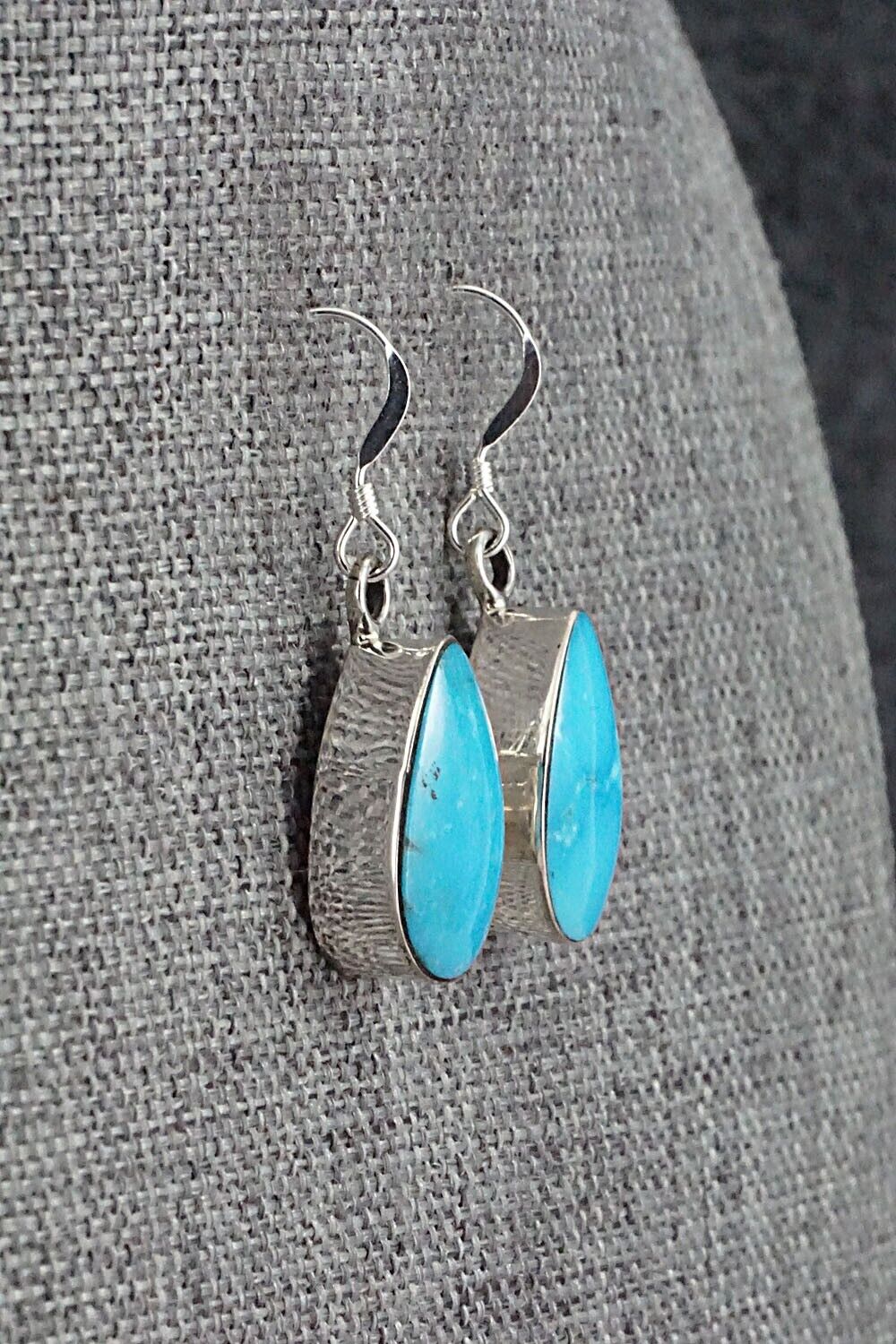 Turquoise & Sterling Silver Earrings - Sadie Jim