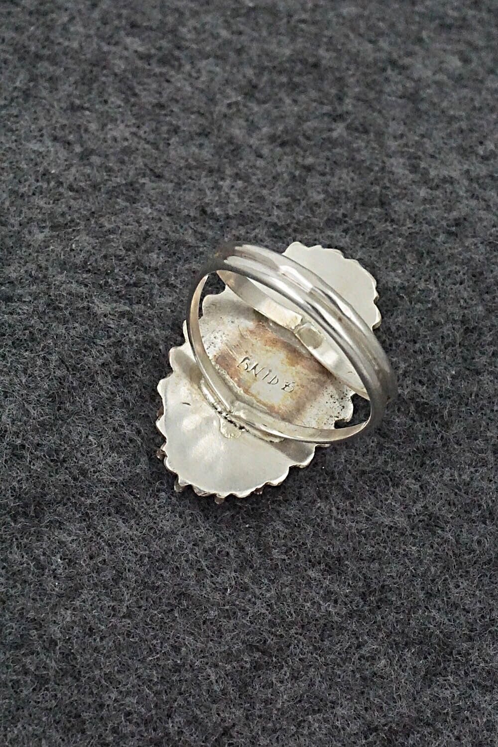Turquoise & Sterling Silver Ring - Lorena Peina - Size 8