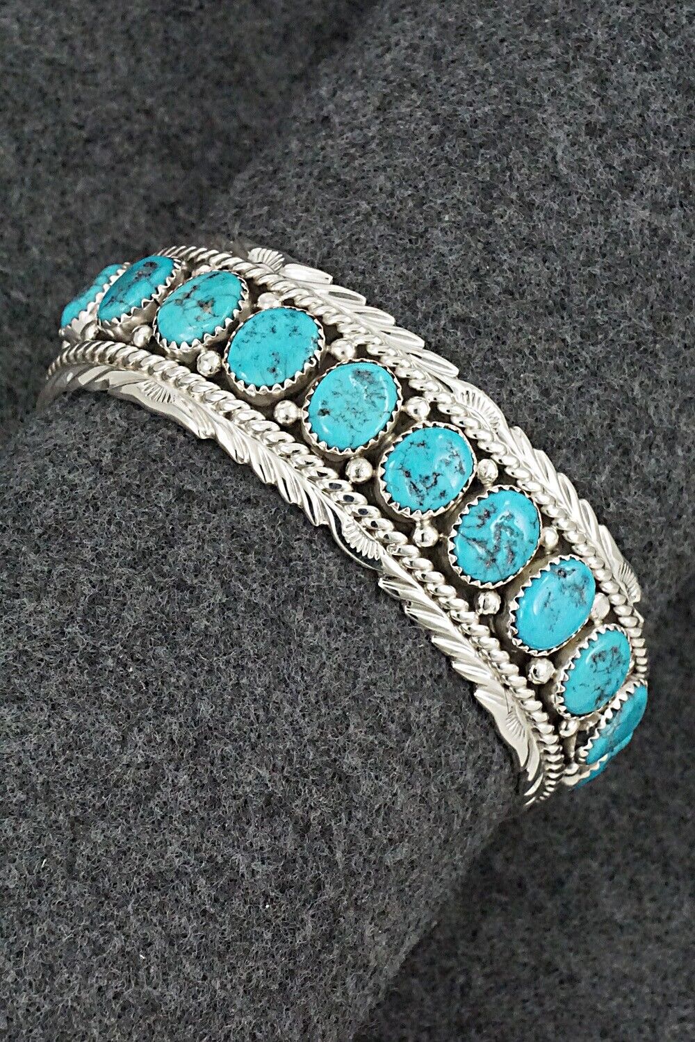 Turquoise & Sterling Silver Bracelet - Martin Muskett