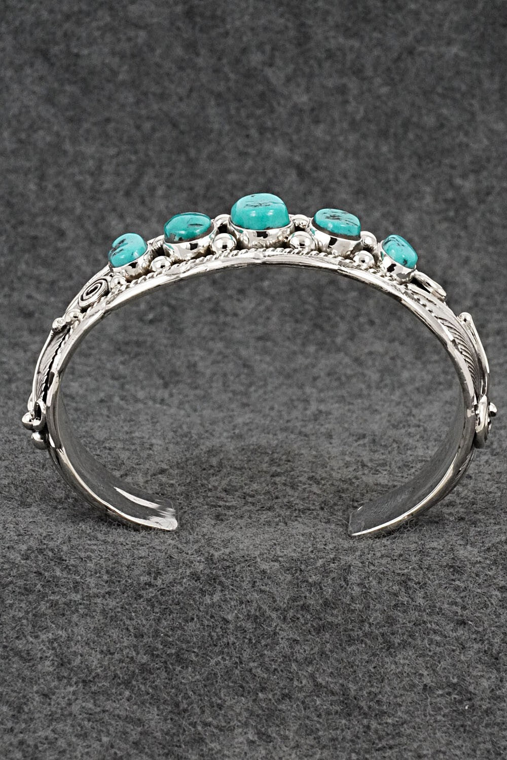 Turquoise & Sterling Silver Bracelet - Darrell Morgan
