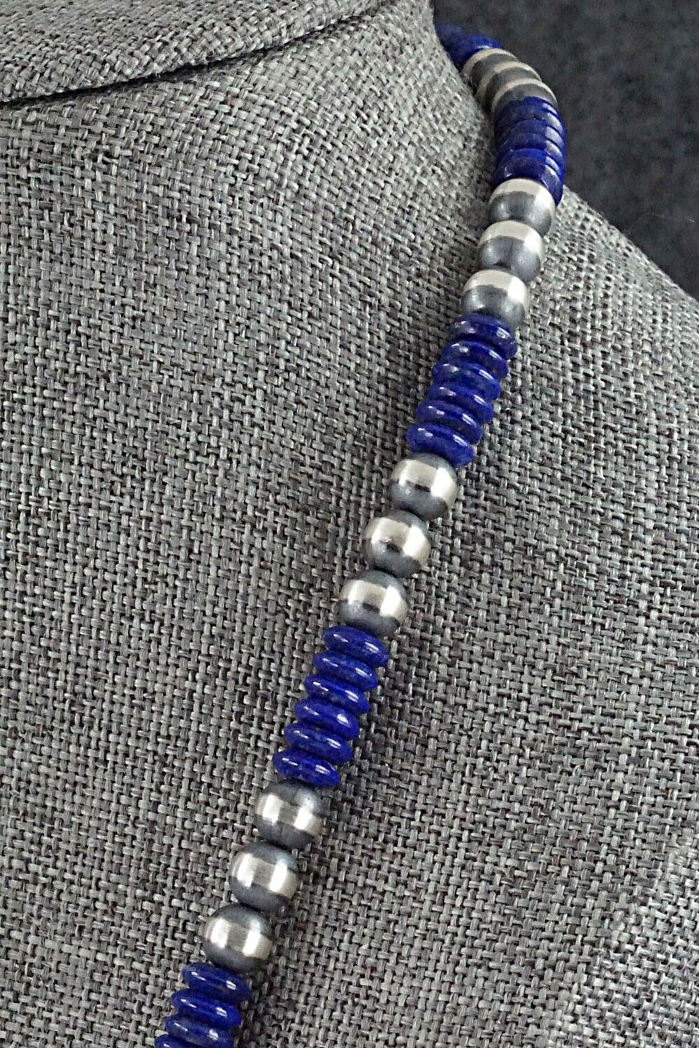 Lapis & Sterling Silver Necklace - Doreen Jake