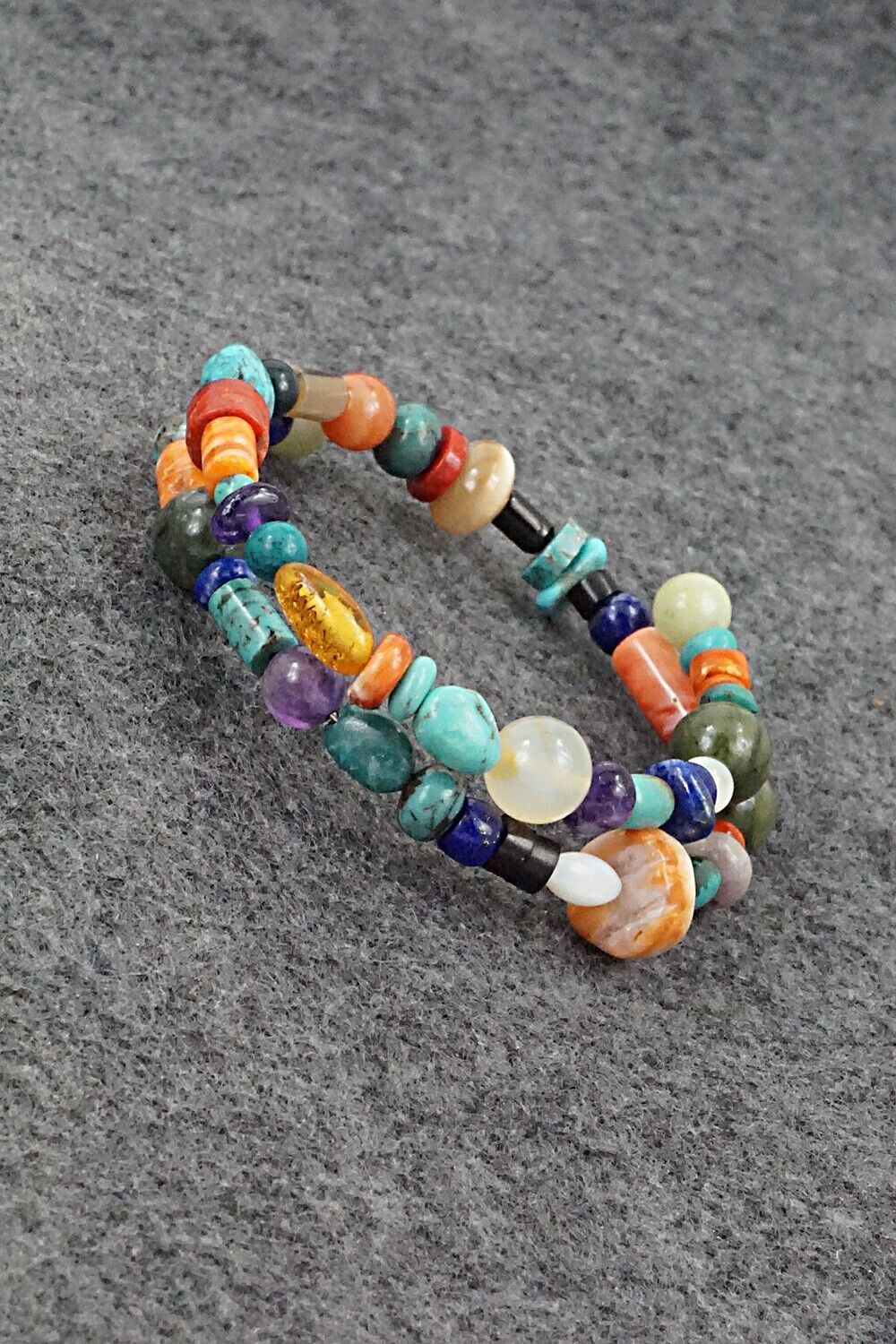 Multi-Stone Beaded Bracelet - Helen Tsosie