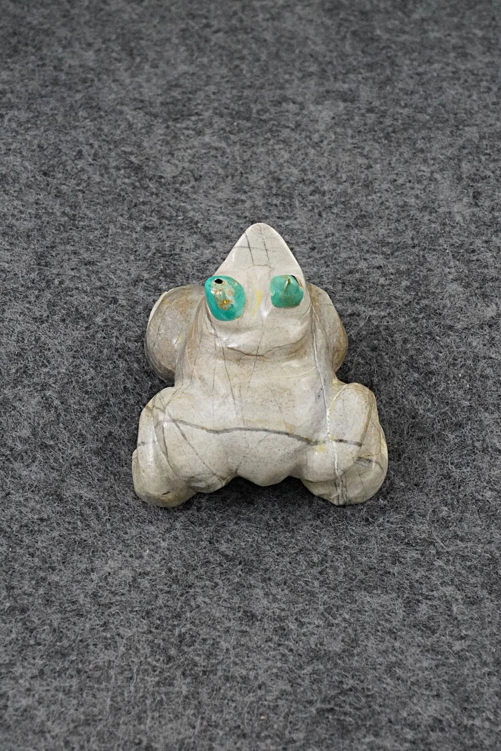 Frog Zuni Fetish Carving - Freddie Leekya