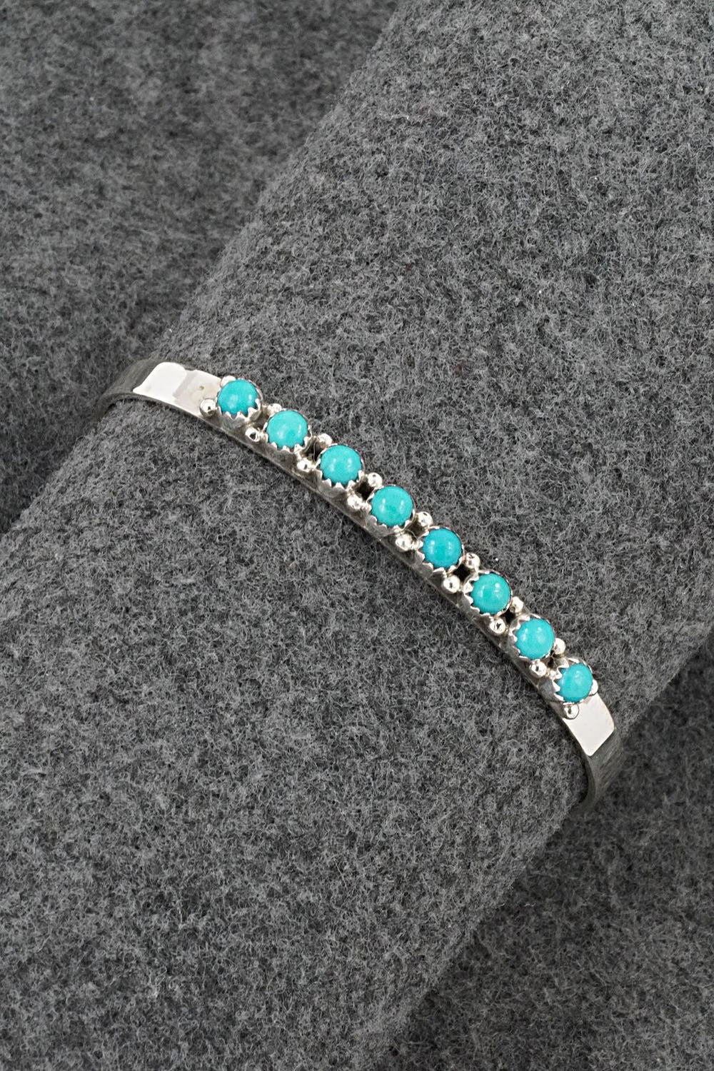 Turquoise & Sterling Silver Bracelet - Gaynell Parker