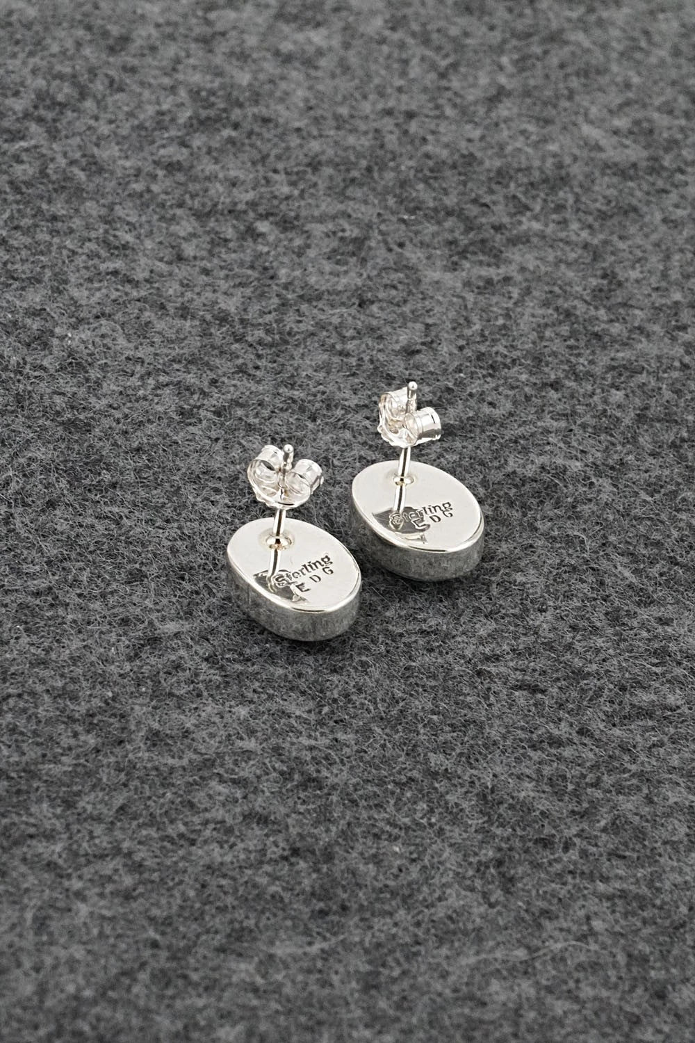 Turquoise & Sterling Silver Earrings - Eugene Gruber