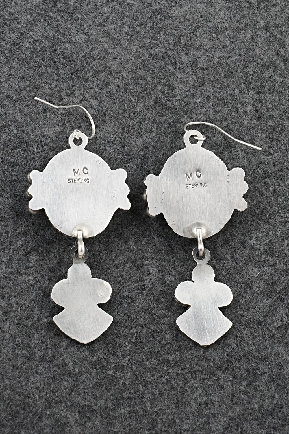 Turquoise & Sterling Silver Earrings - Michael Calladitto