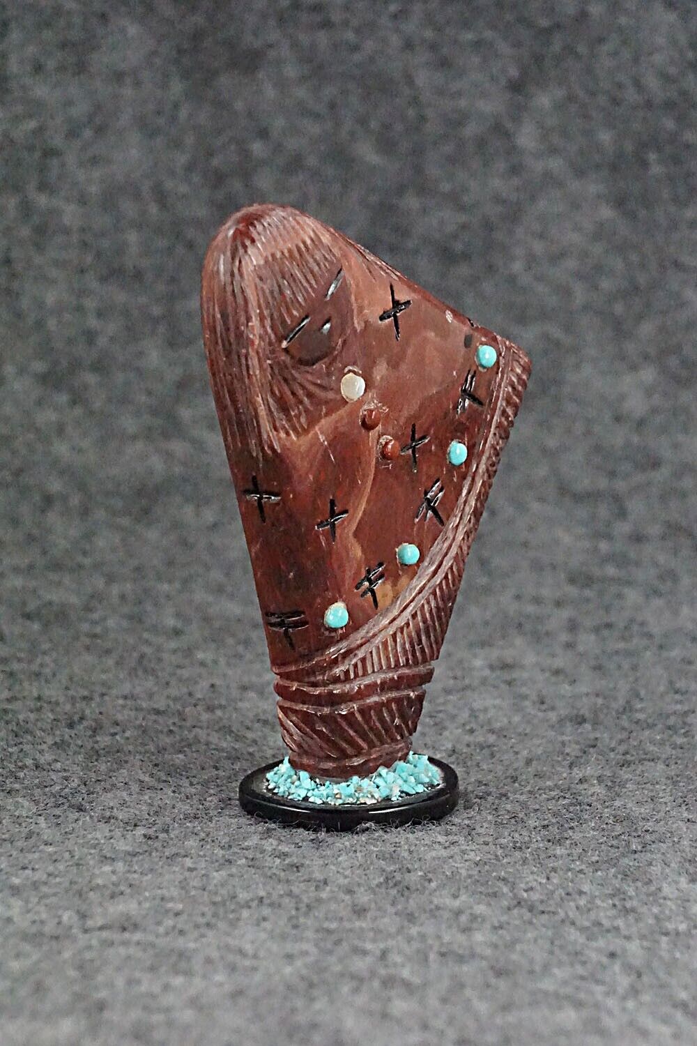 Corn Maiden Zuni Fetish Carving - Stuart Quandelacy