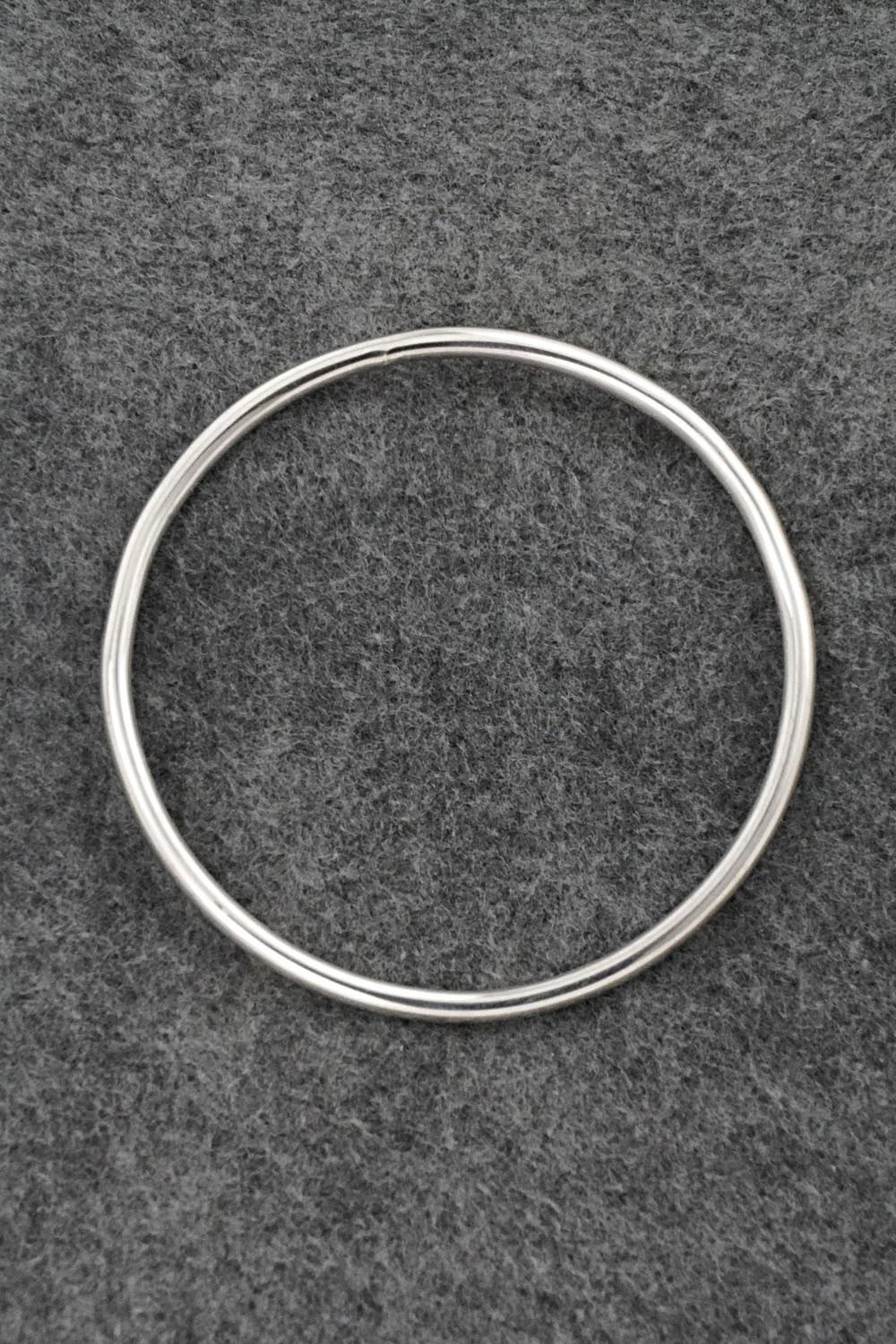 Sterling Silver Bangle Bracelet - Elaine Tahe