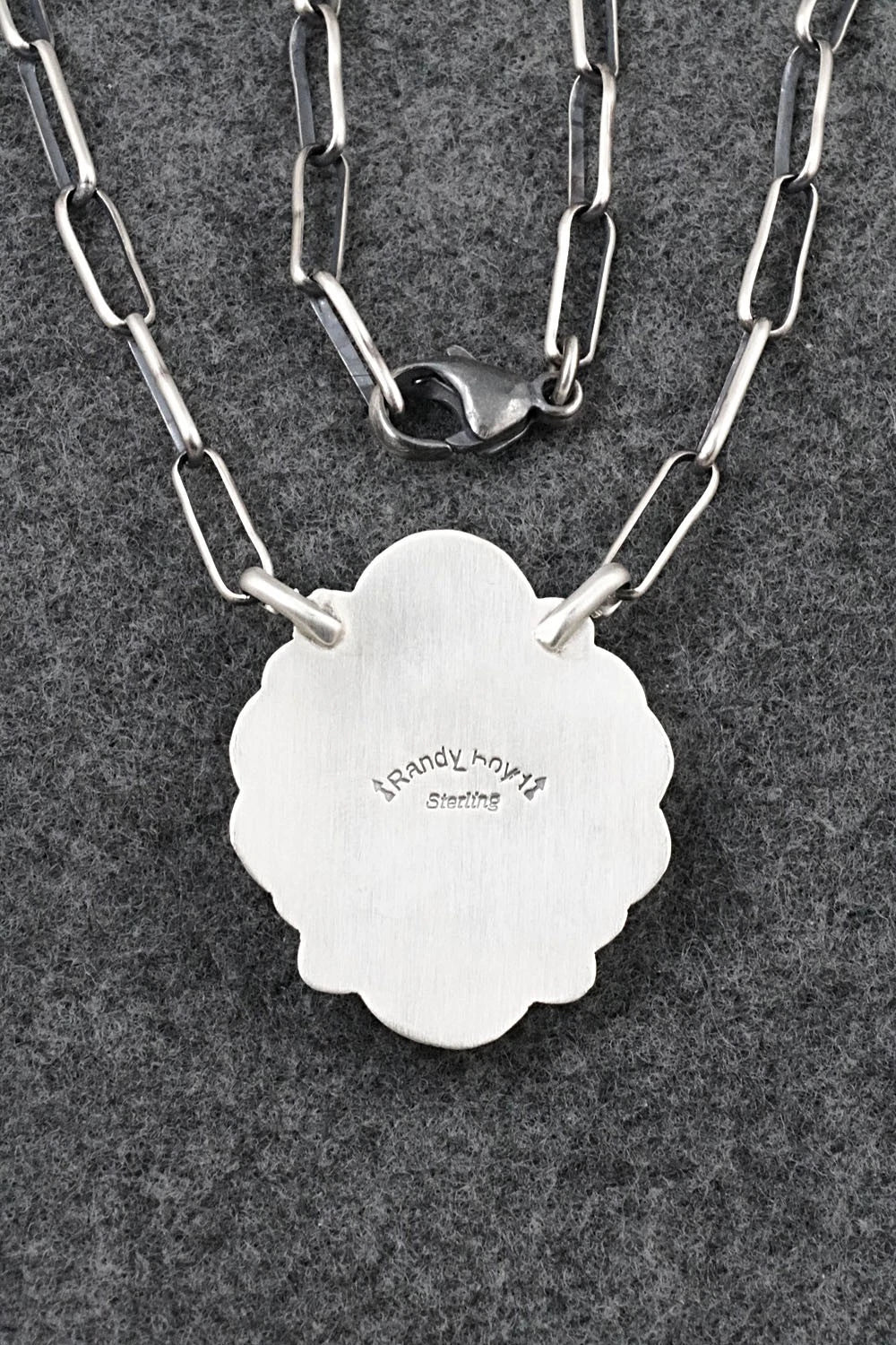 Turquoise & Sterling Silver Necklace - Randy Boyd
