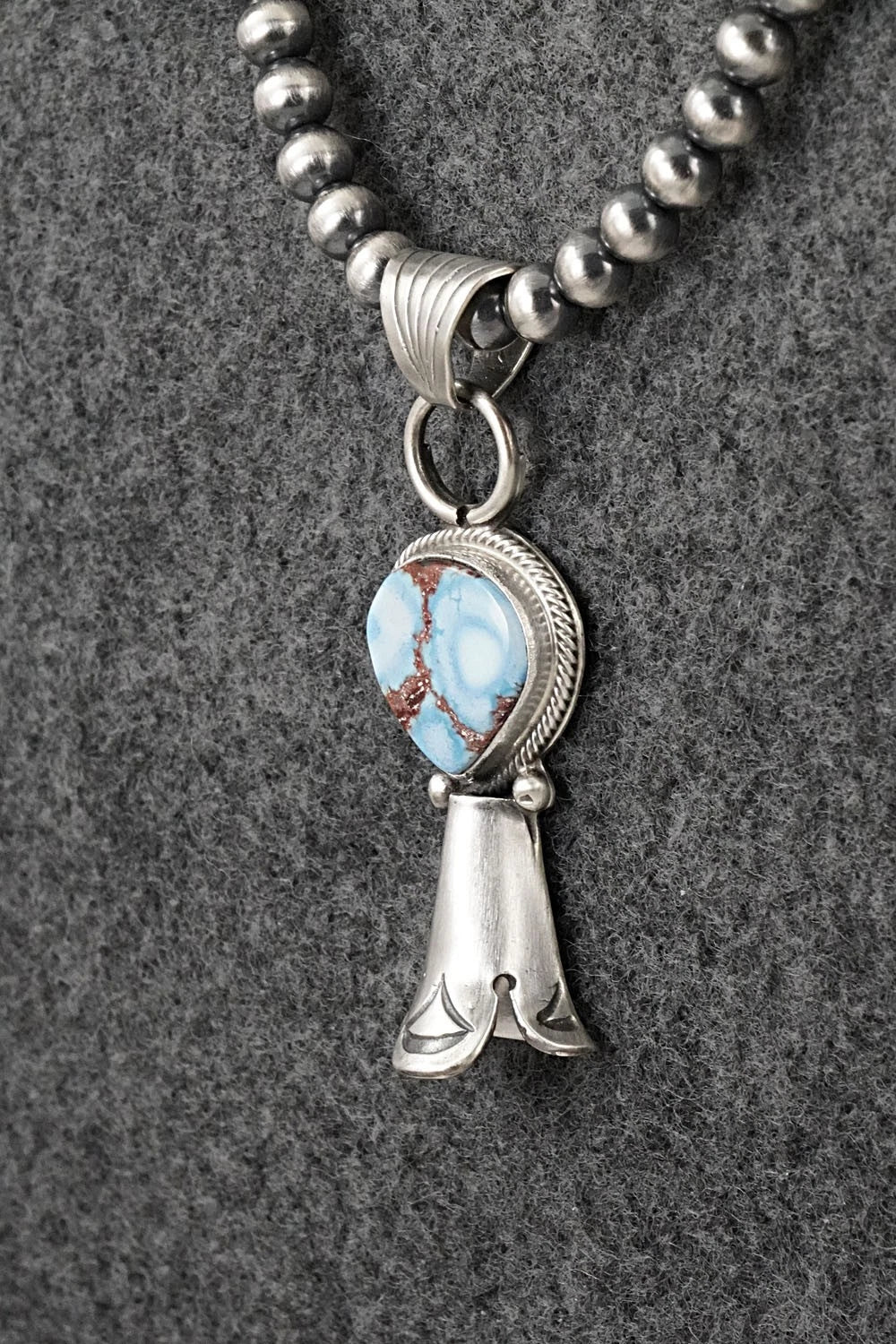 Turquoise & Sterling Silver Necklace - Sharon McCarthy