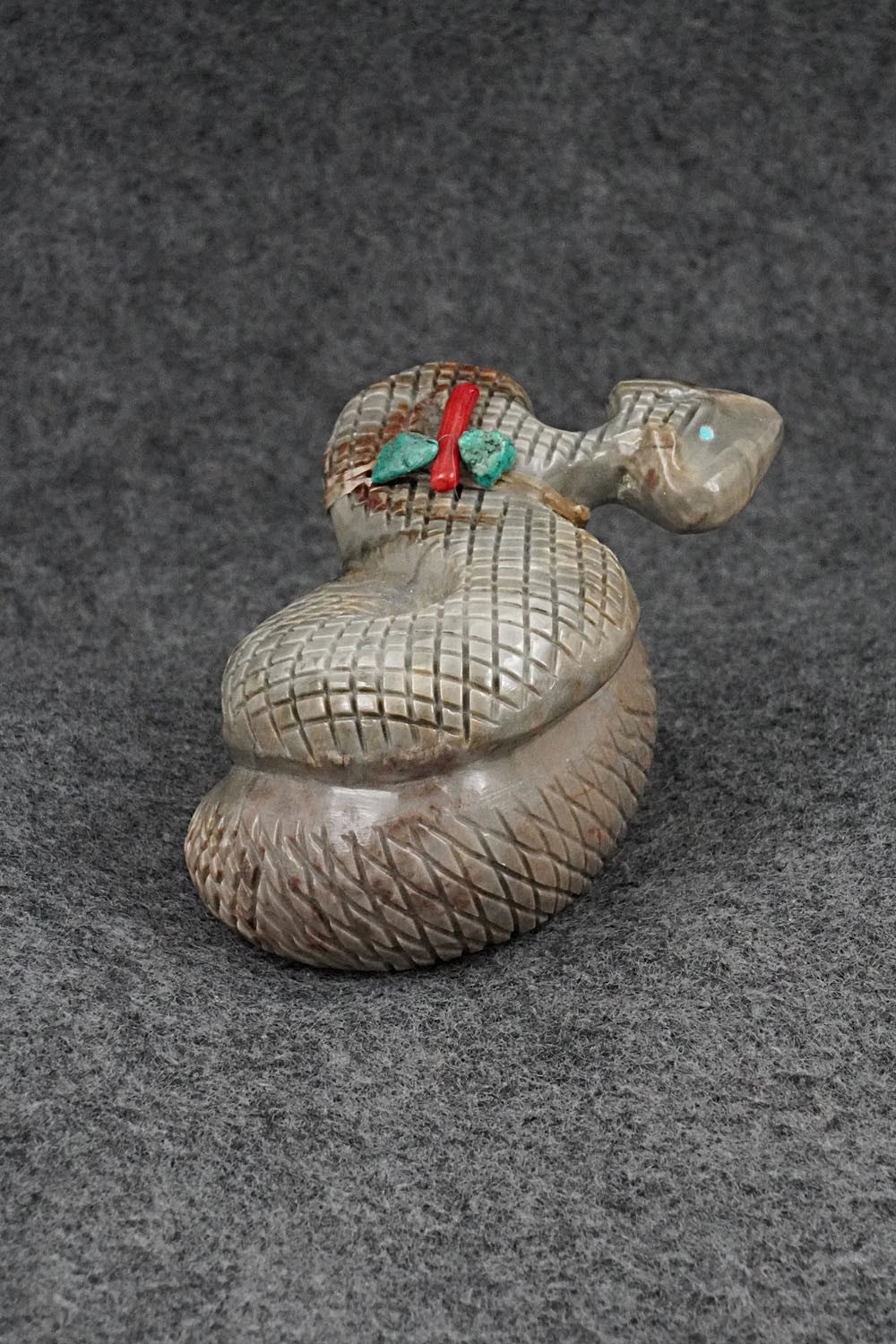 Rattlesnake Zuni Fetish Carving - Paulette & Farlan Quam