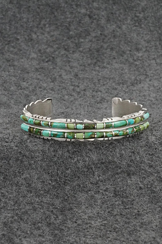 Turquoise & Sterling Silver Bracelet - Sheldon Lalio